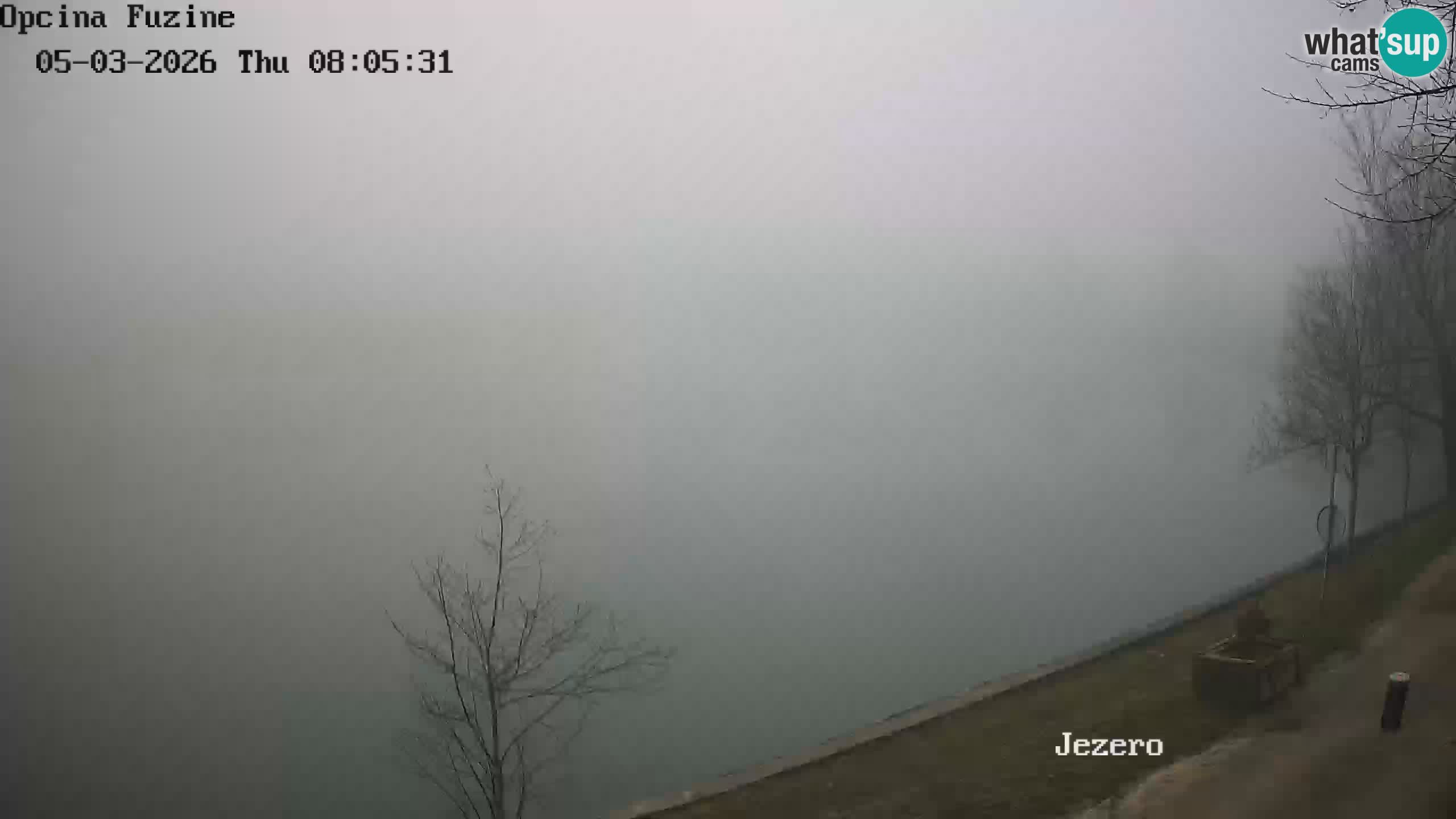 Bajersko Jezero web kamera Fužine