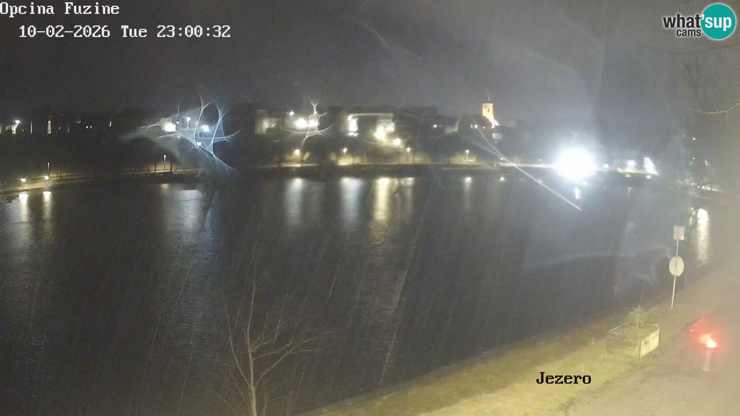 Bajersko Jezero web kamera Fužine