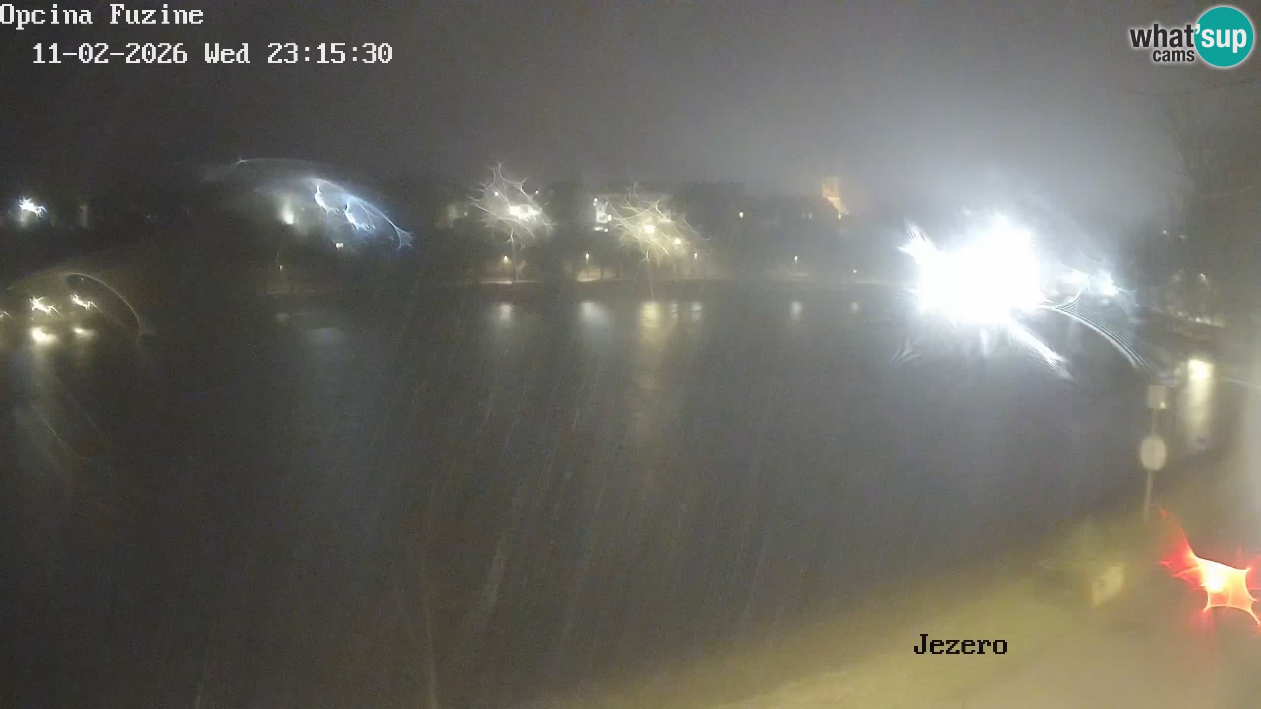 Bajersko Jezero web kamera Fužine