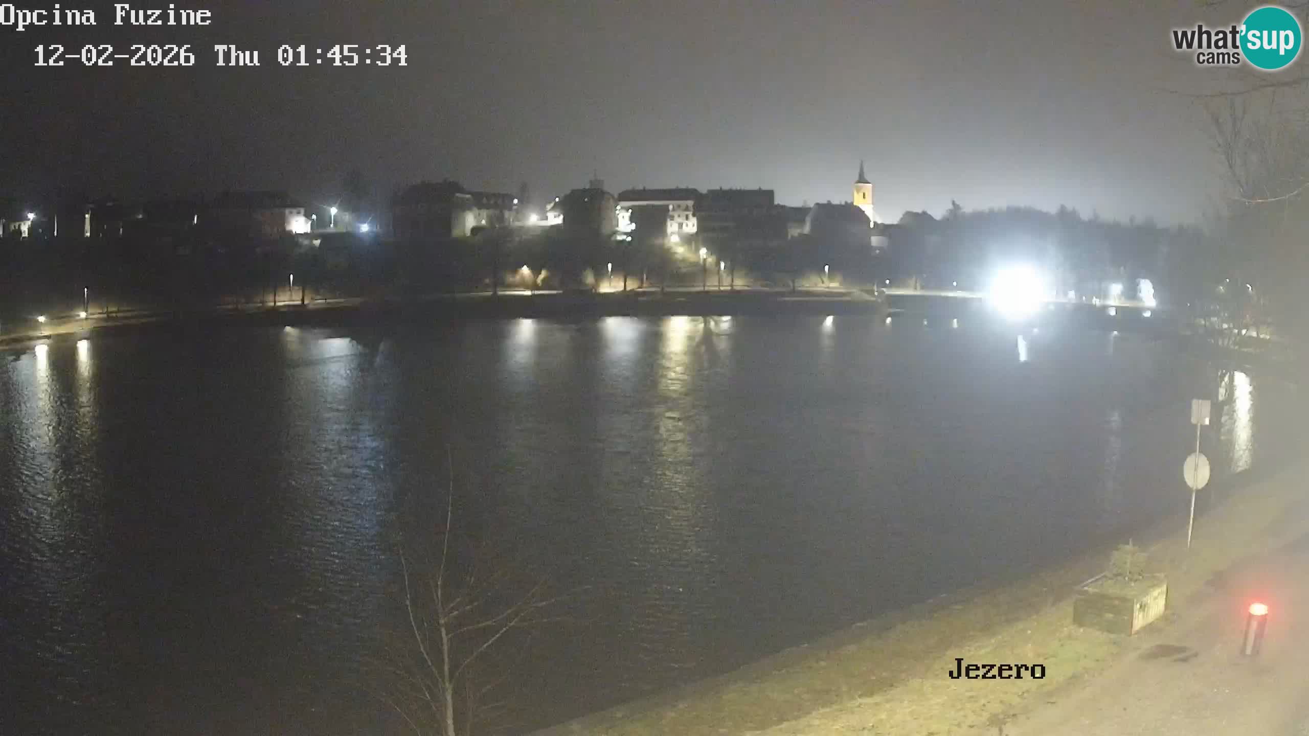 Bajersko Jezero web kamera Fužine