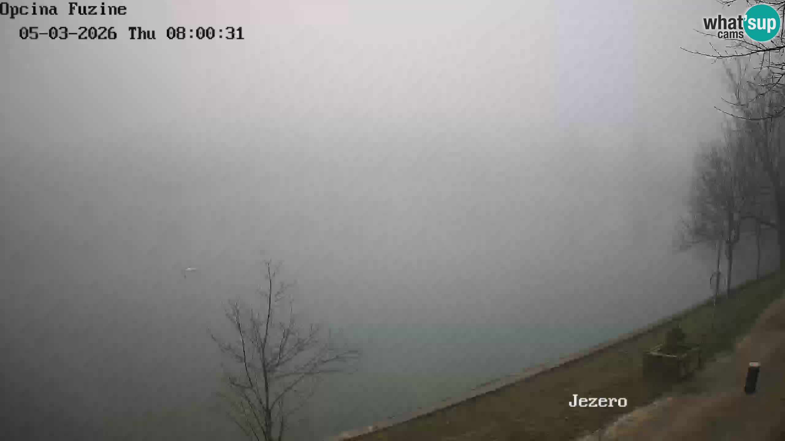 Bajersko Jezero web kamera Fužine