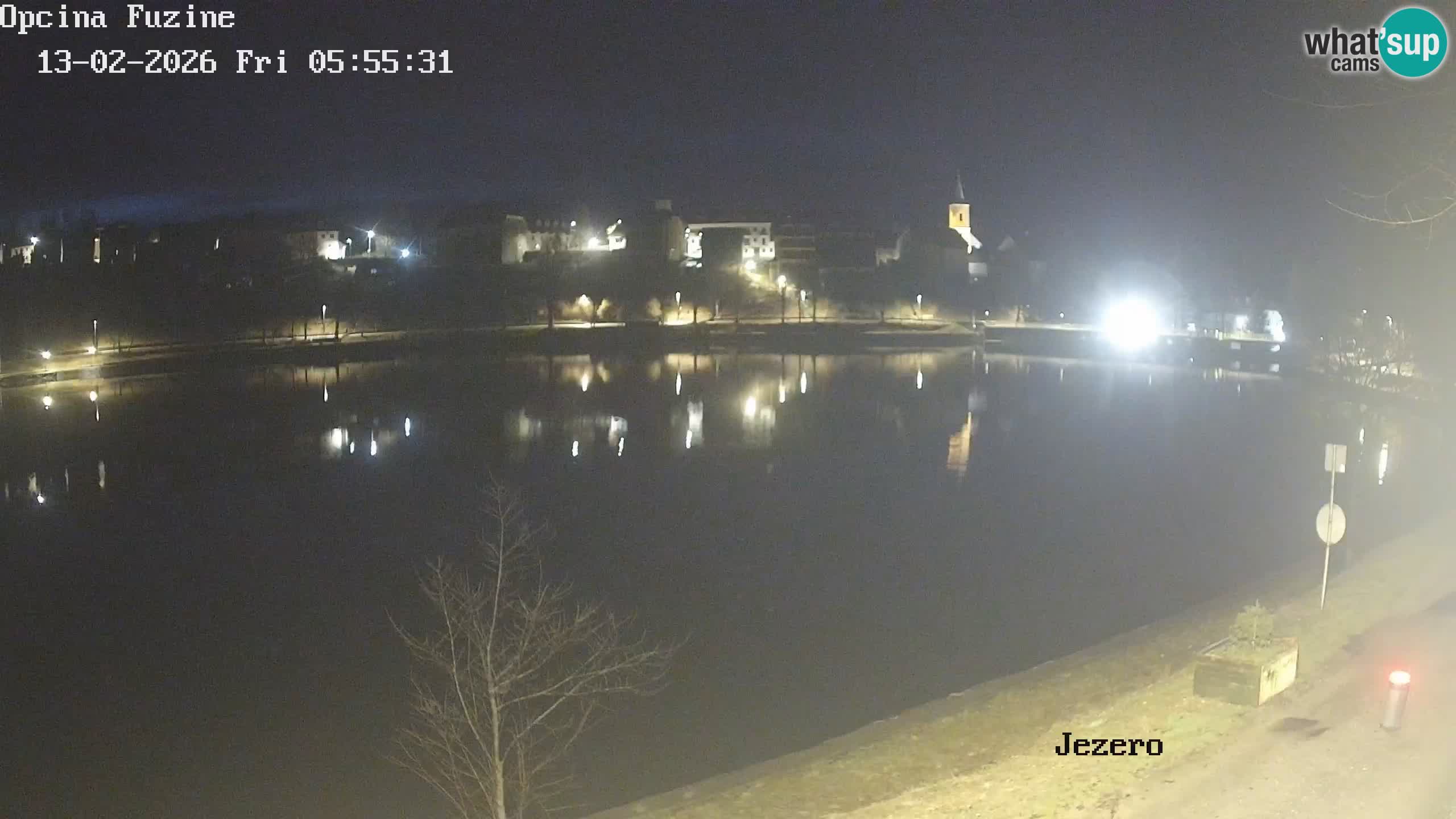 Bajersko Jezero web kamera Fužine