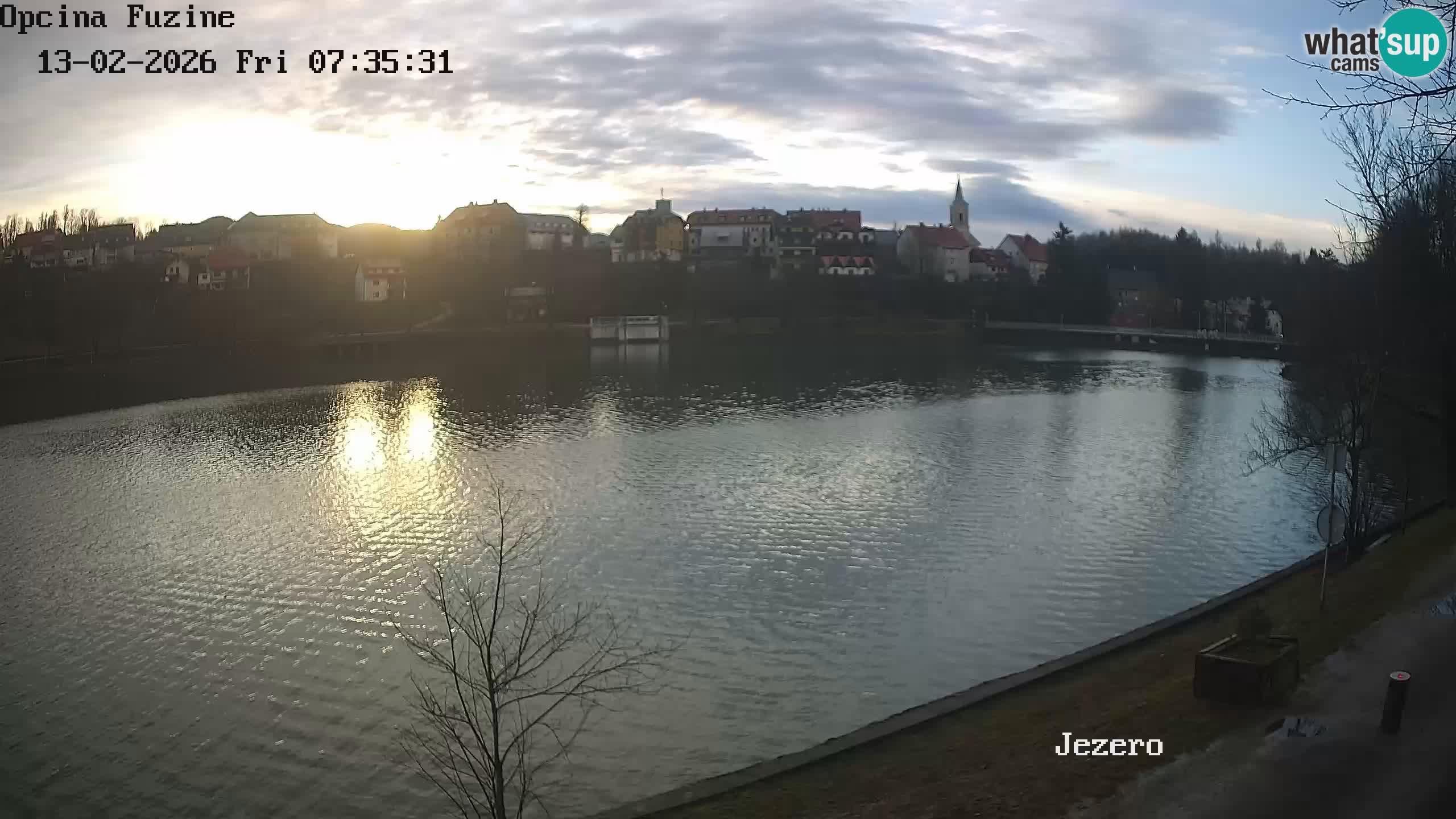 Bajersko Jezero web kamera Fužine