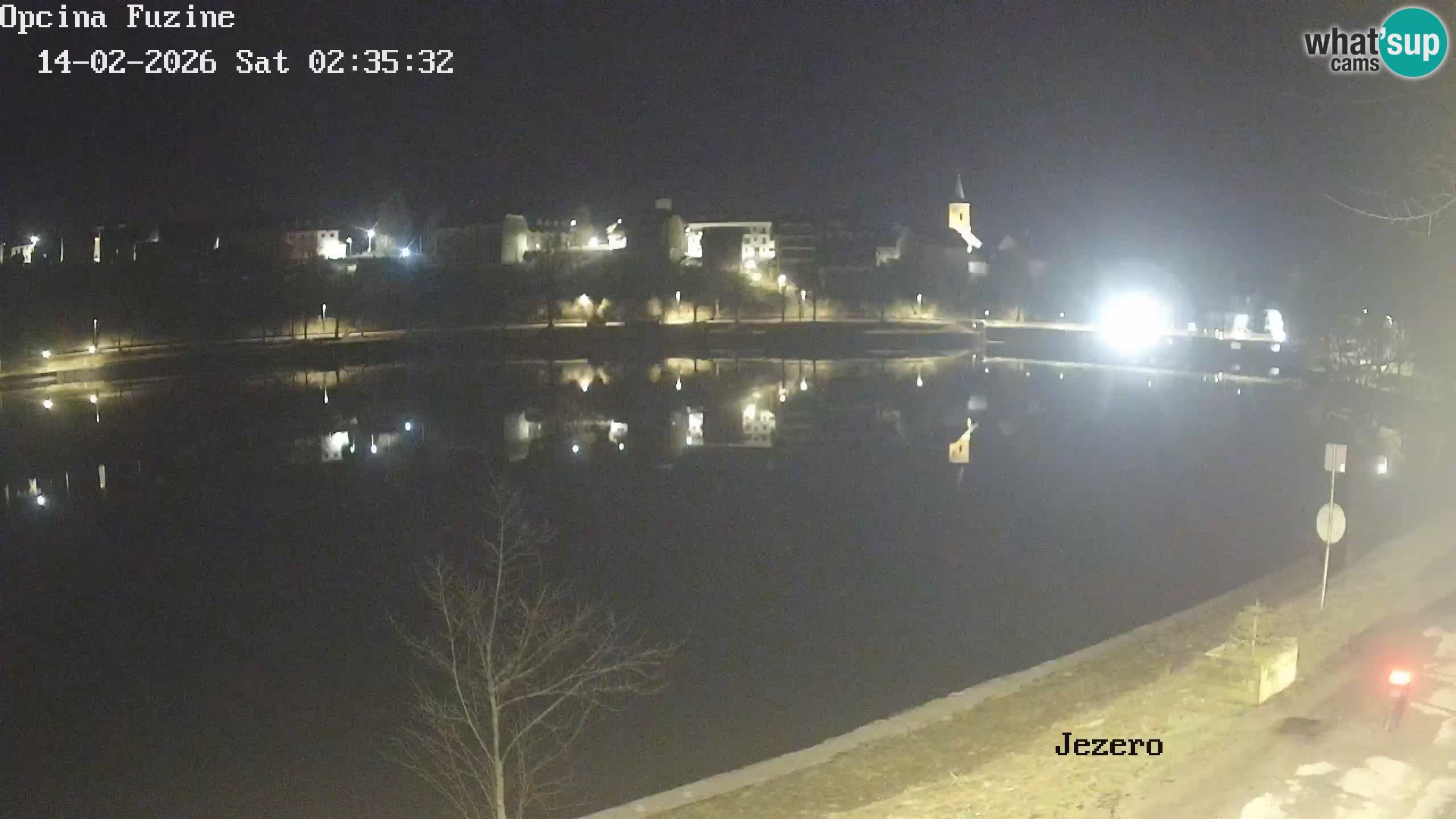 Bajersko Jezero web kamera Fužine