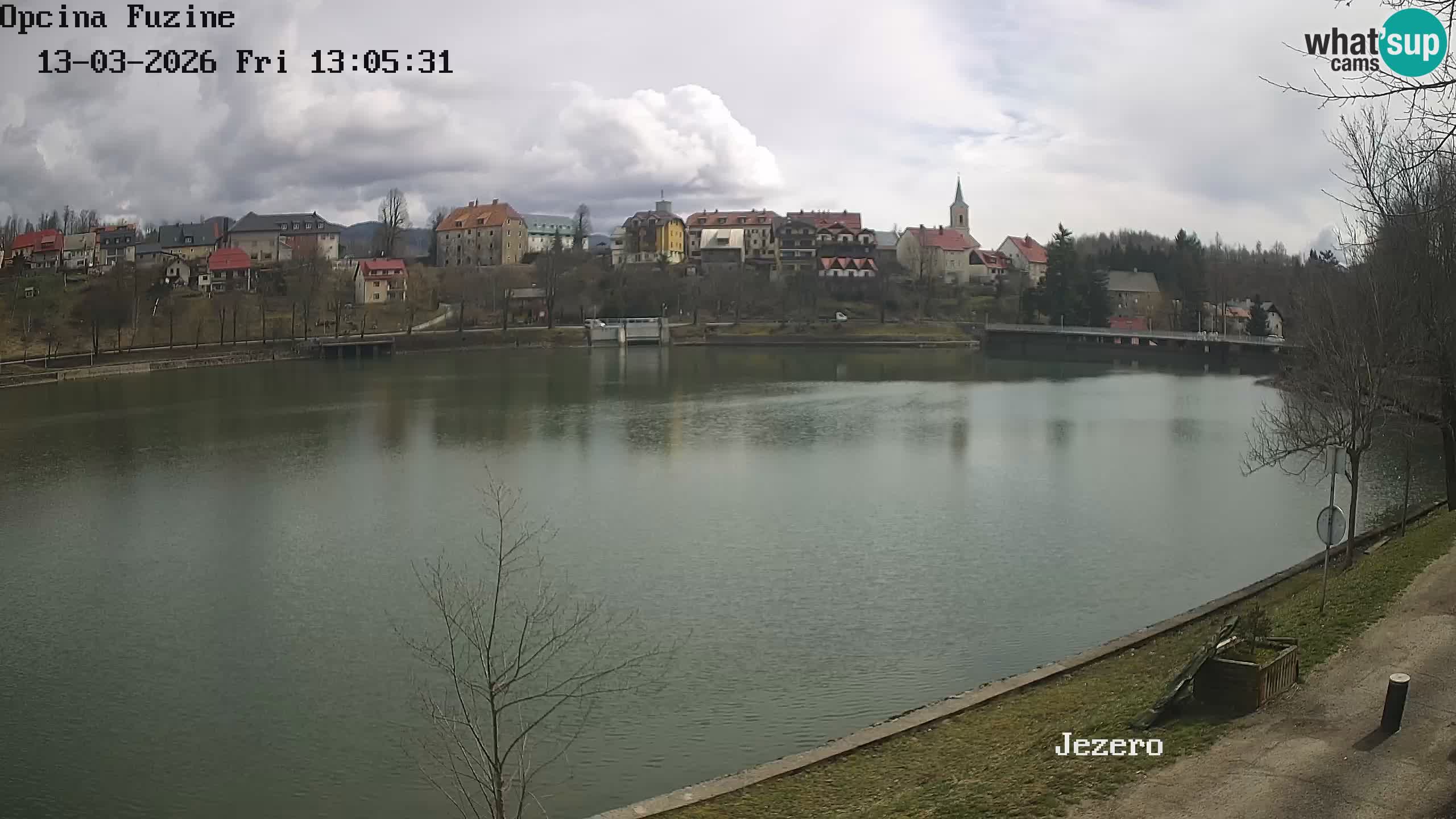 Bajersko Jezero web kamera Fužine