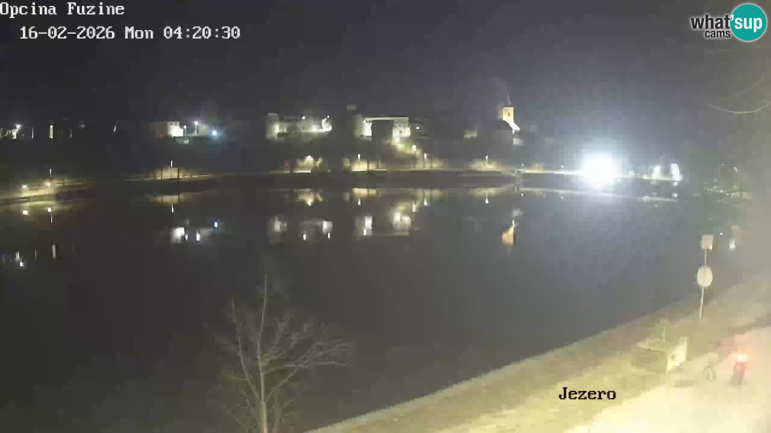 Bajersko Jezero web kamera Fužine