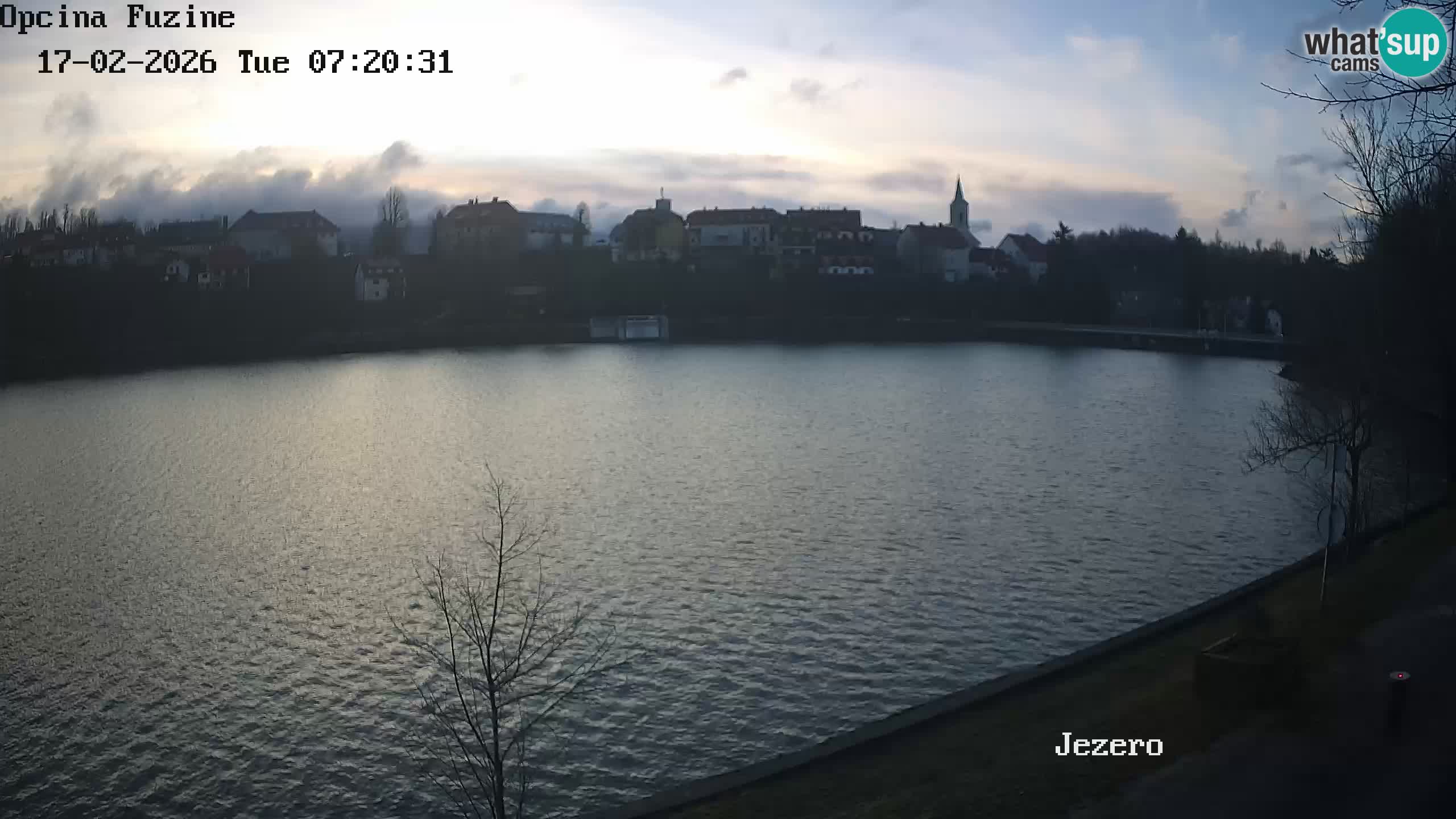 Bajersko Jezero web kamera Fužine