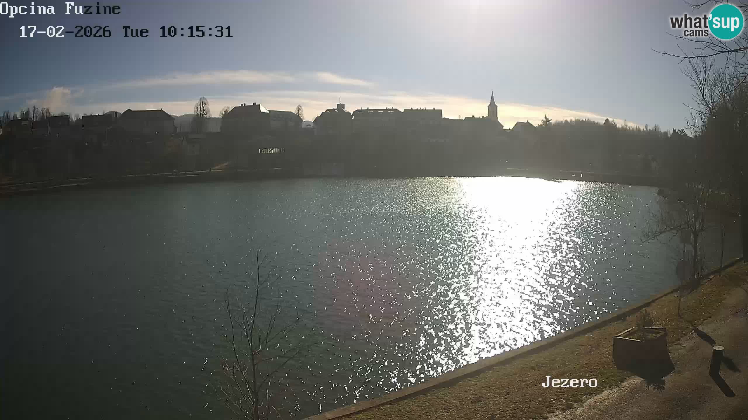 Bajersko Jezero web kamera Fužine