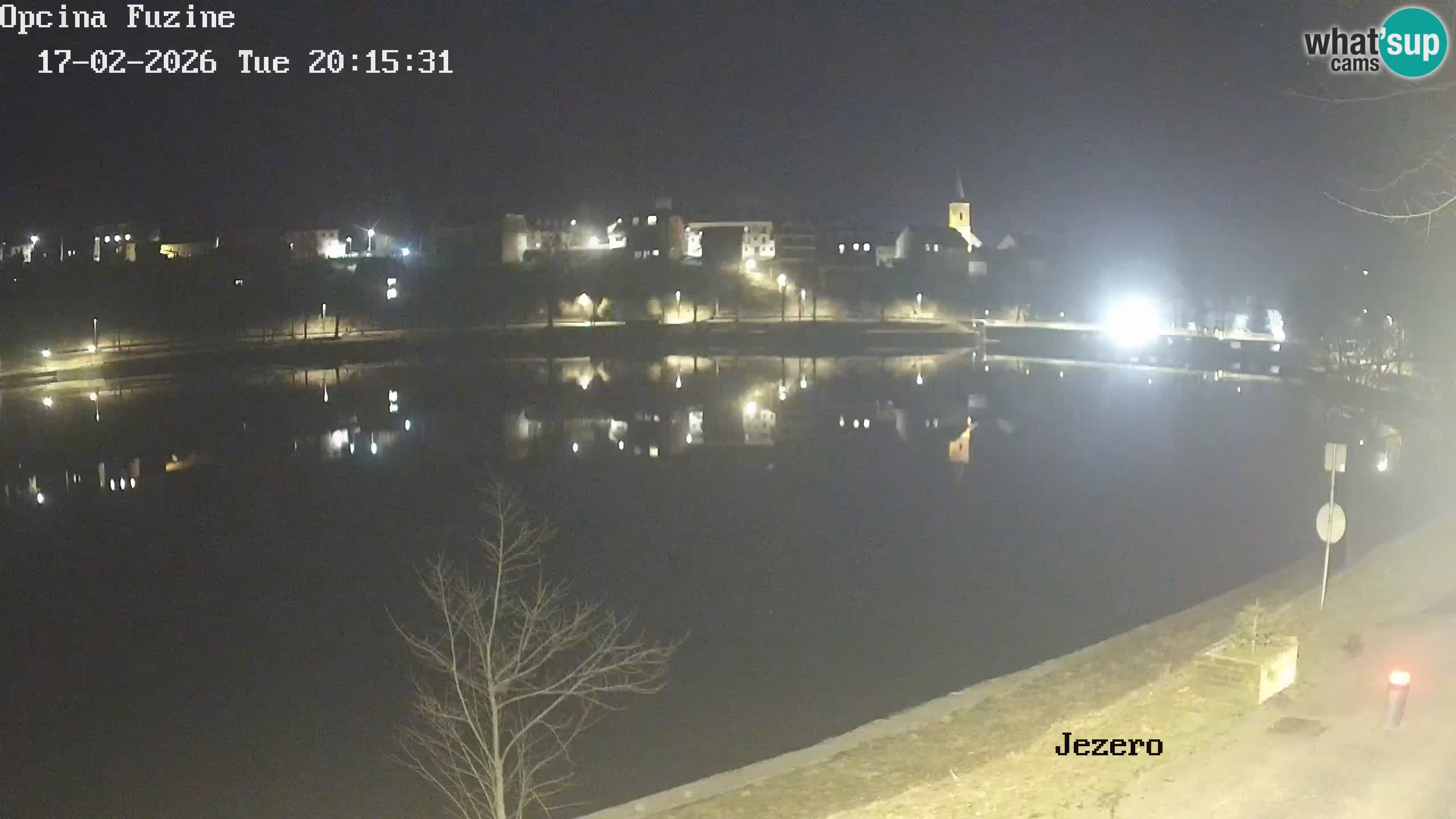 Bajersko Jezero web kamera Fužine