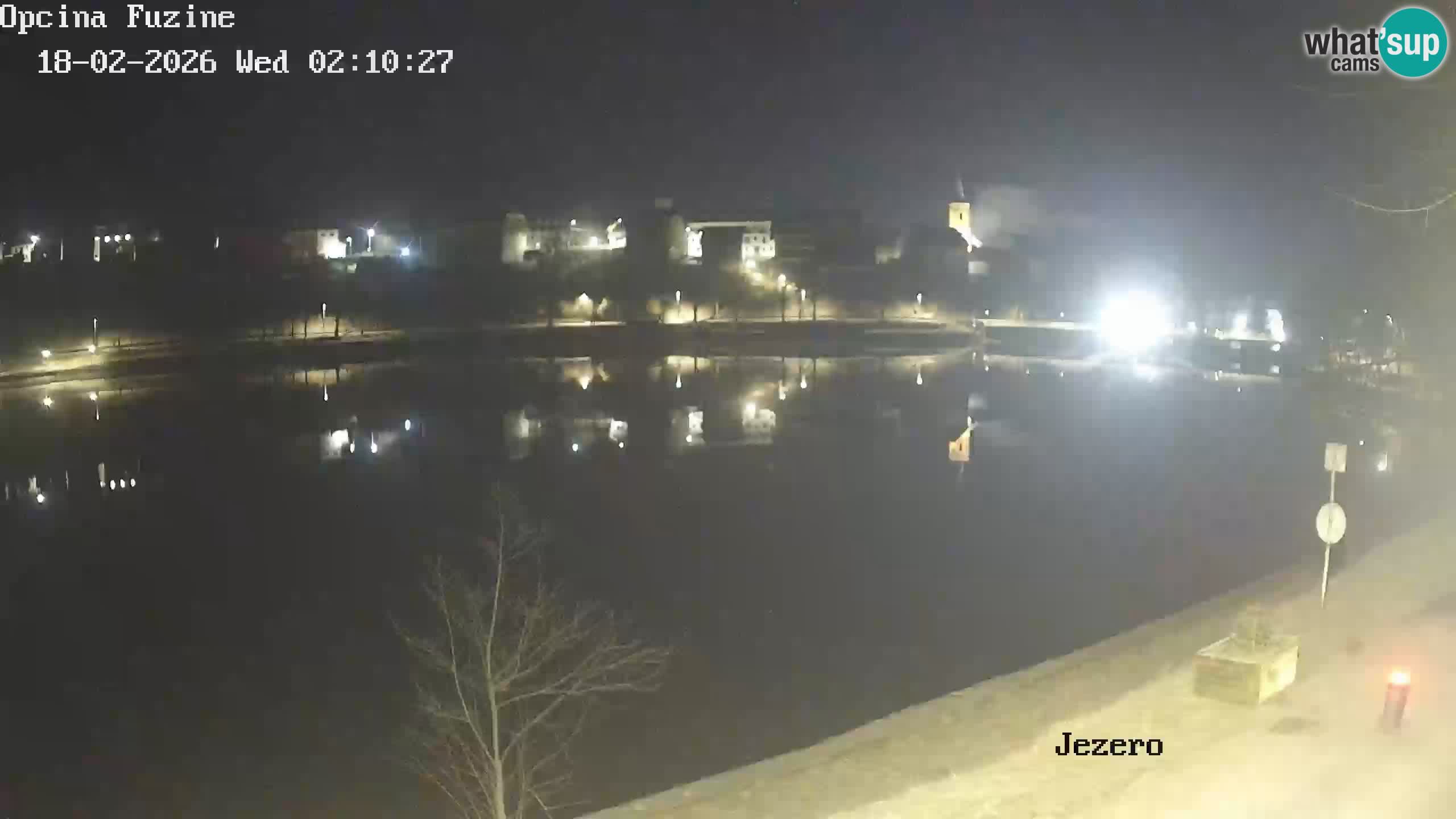 Bajersko Jezero web kamera Fužine