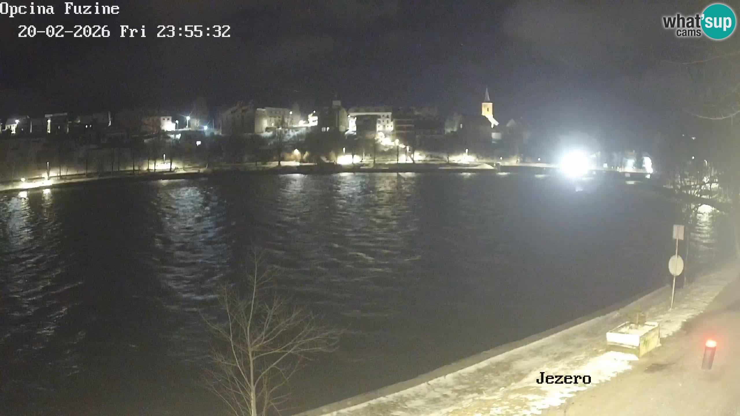 Bajersko Jezero web kamera Fužine