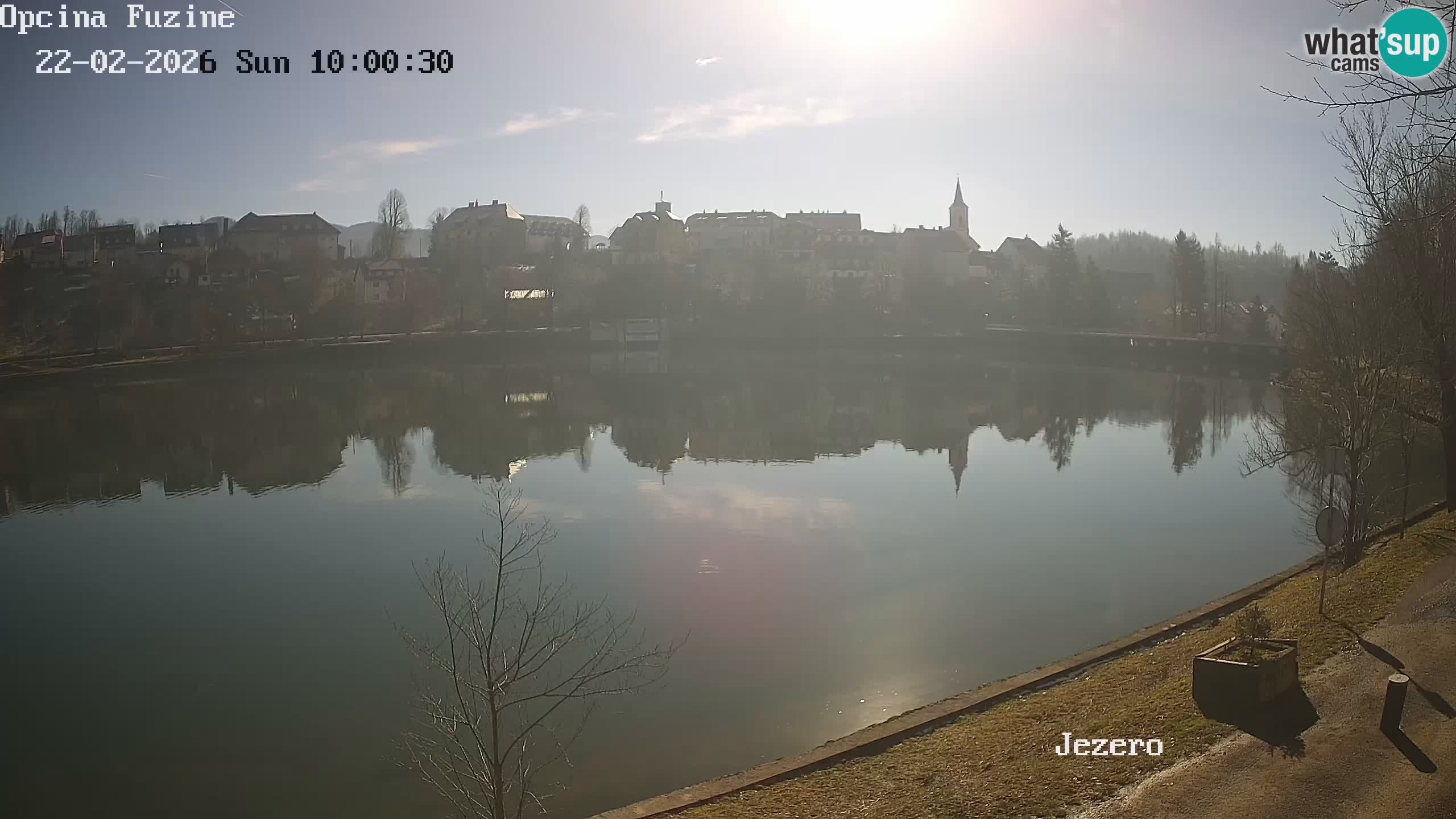 Bajersko Jezero web kamera Fužine