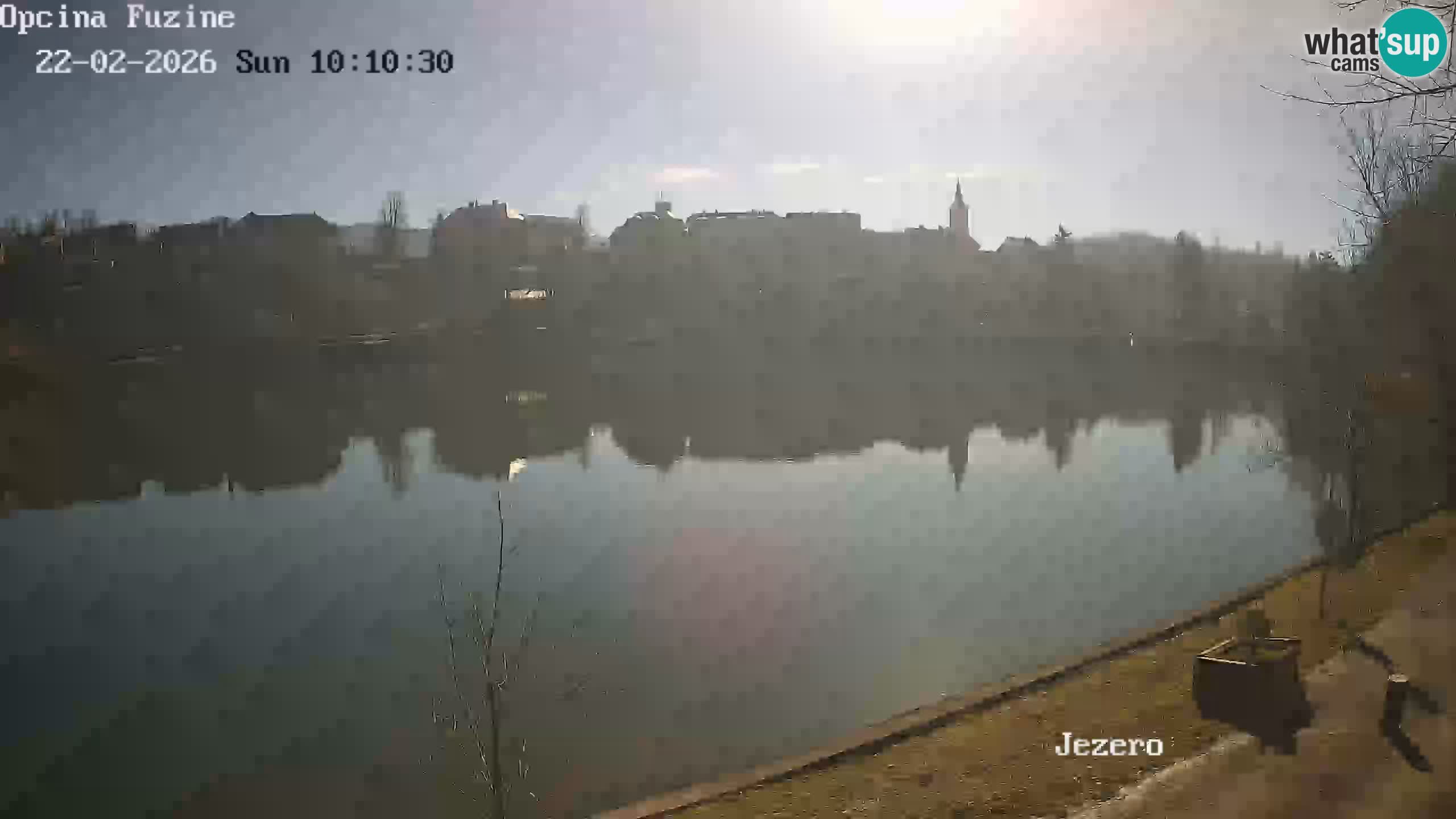 Bajersko Jezero web kamera Fužine