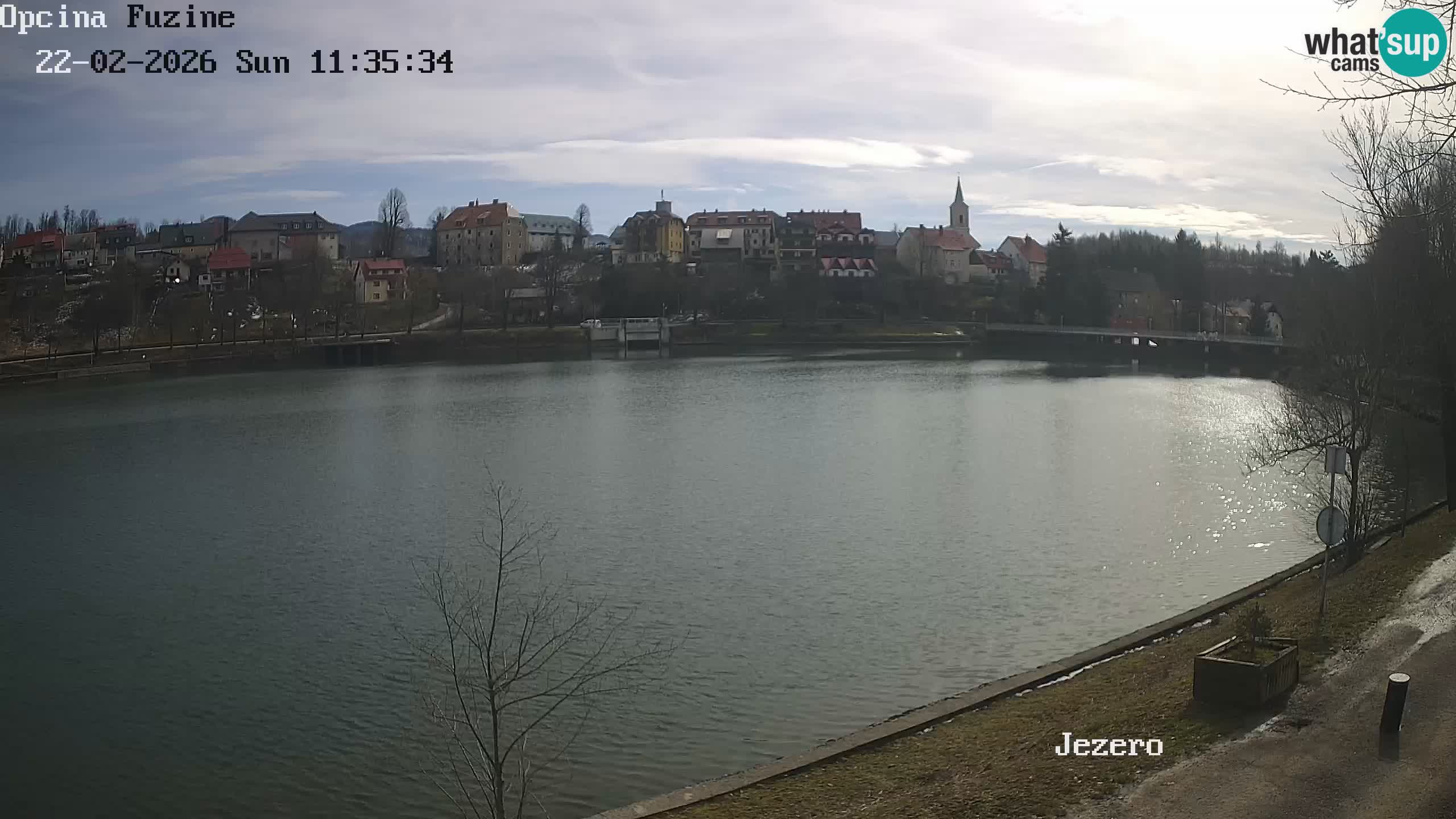 Bajersko Jezero web kamera Fužine