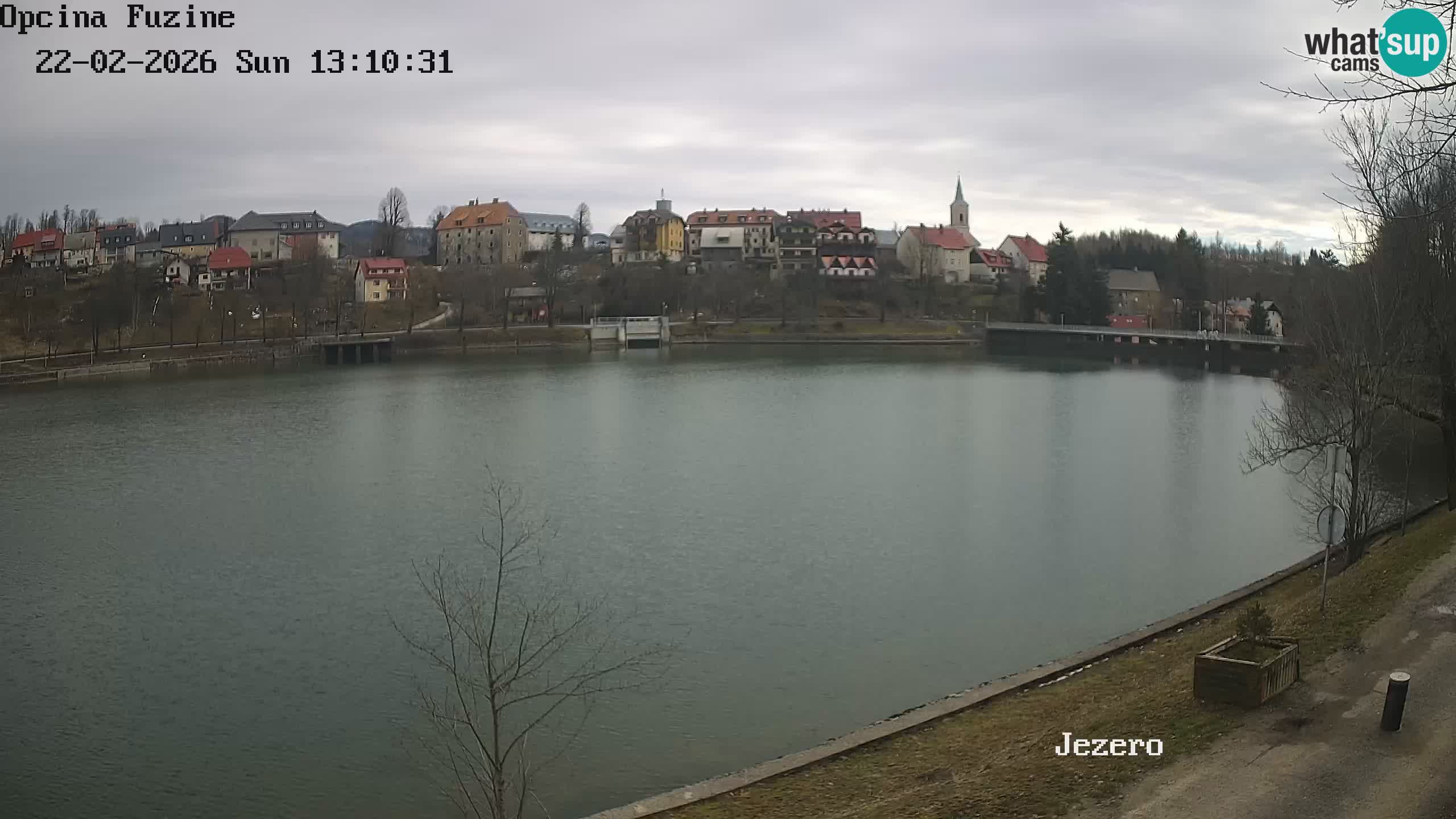 Bajersko Jezero web kamera Fužine