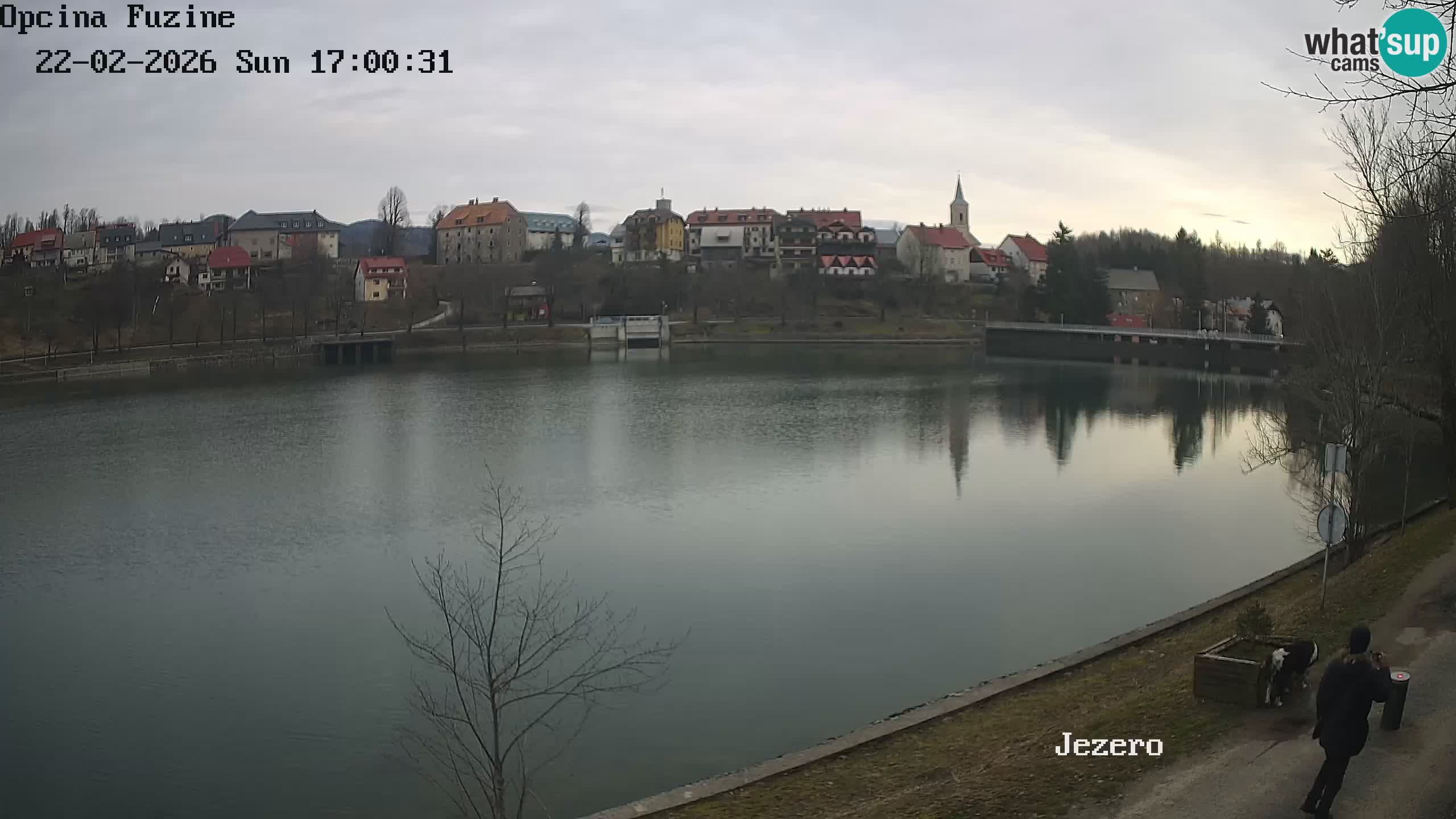 Bajersko Jezero web kamera Fužine