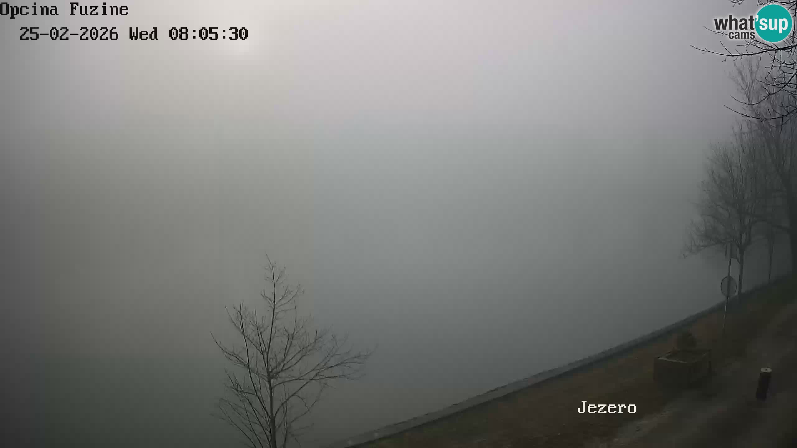 LIVE lago Bajer webcam Bajersko Jezero Fužine