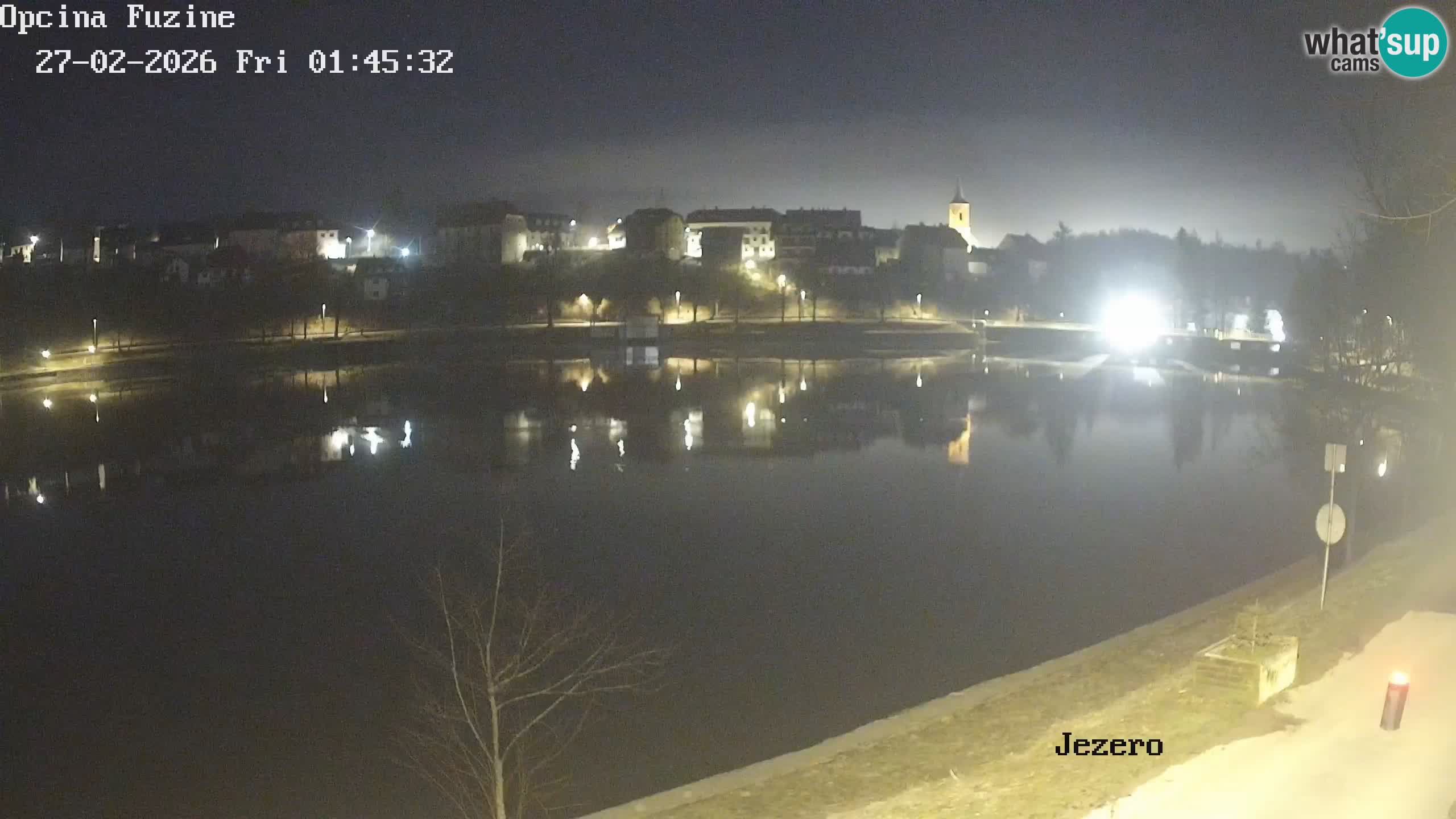 Bajersko Jezero web kamera Fužine