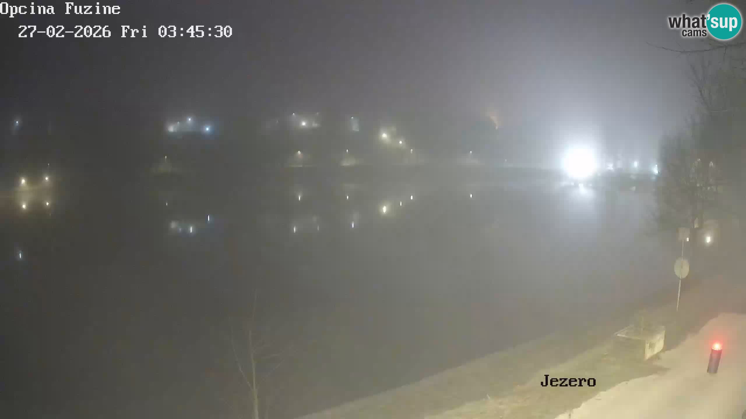 Bajersko Jezero web kamera Fužine