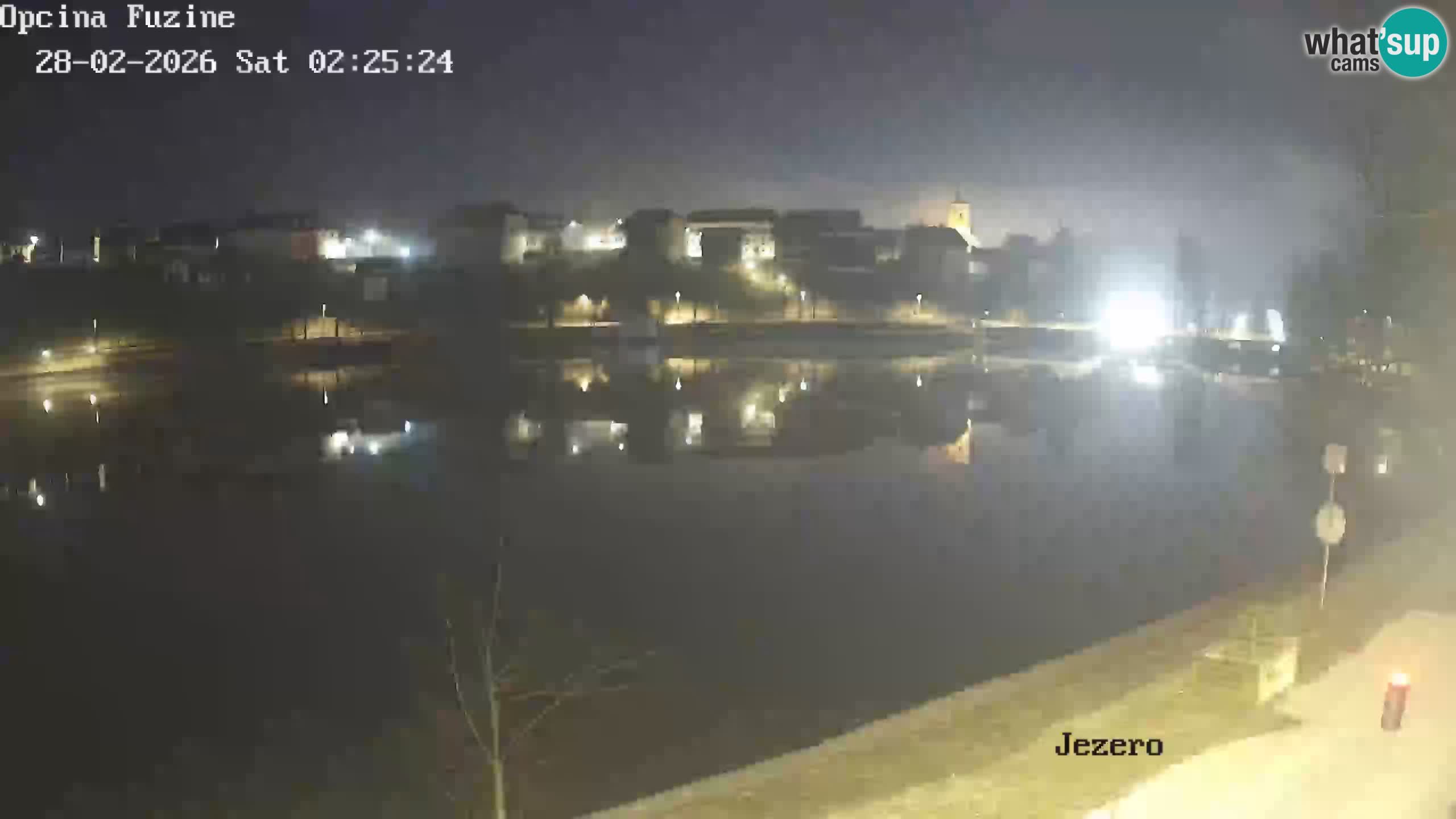 Bajersko Jezero web kamera Fužine