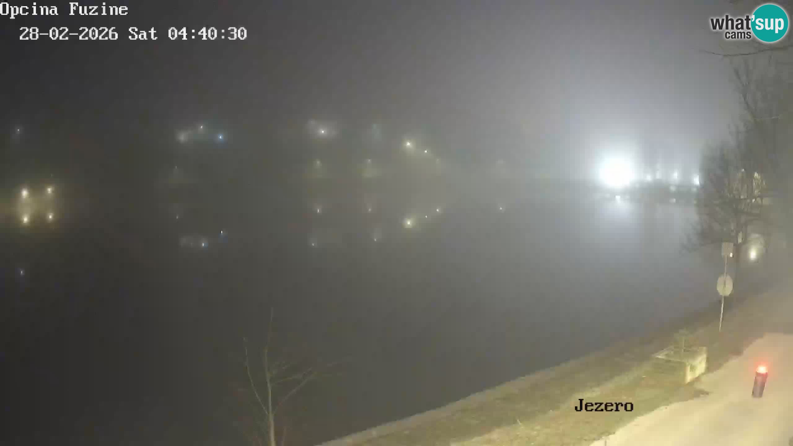 Bajersko Jezero web kamera Fužine