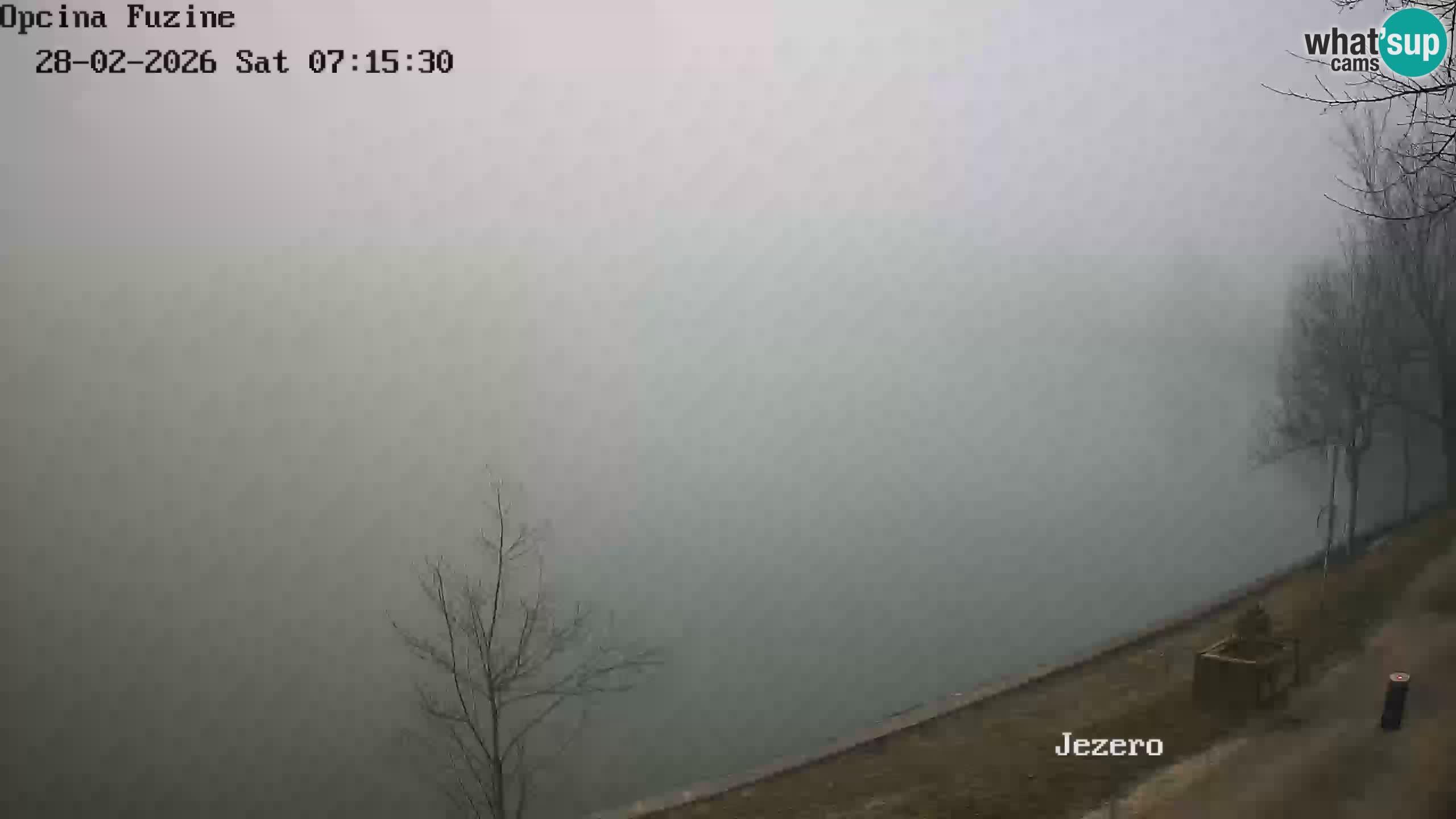 Bajersko Jezero web kamera Fužine