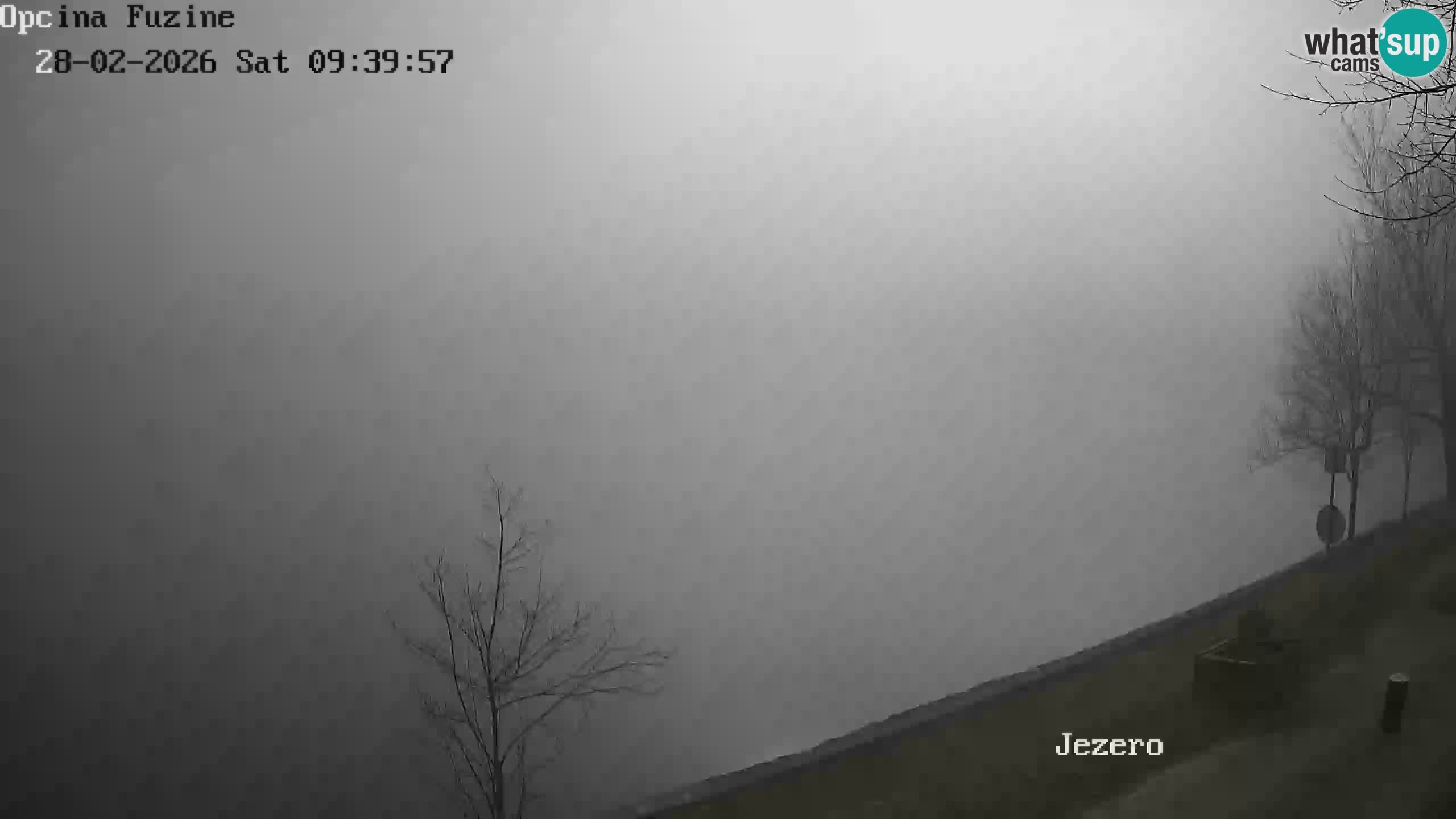 Bajersko Jezero web kamera Fužine