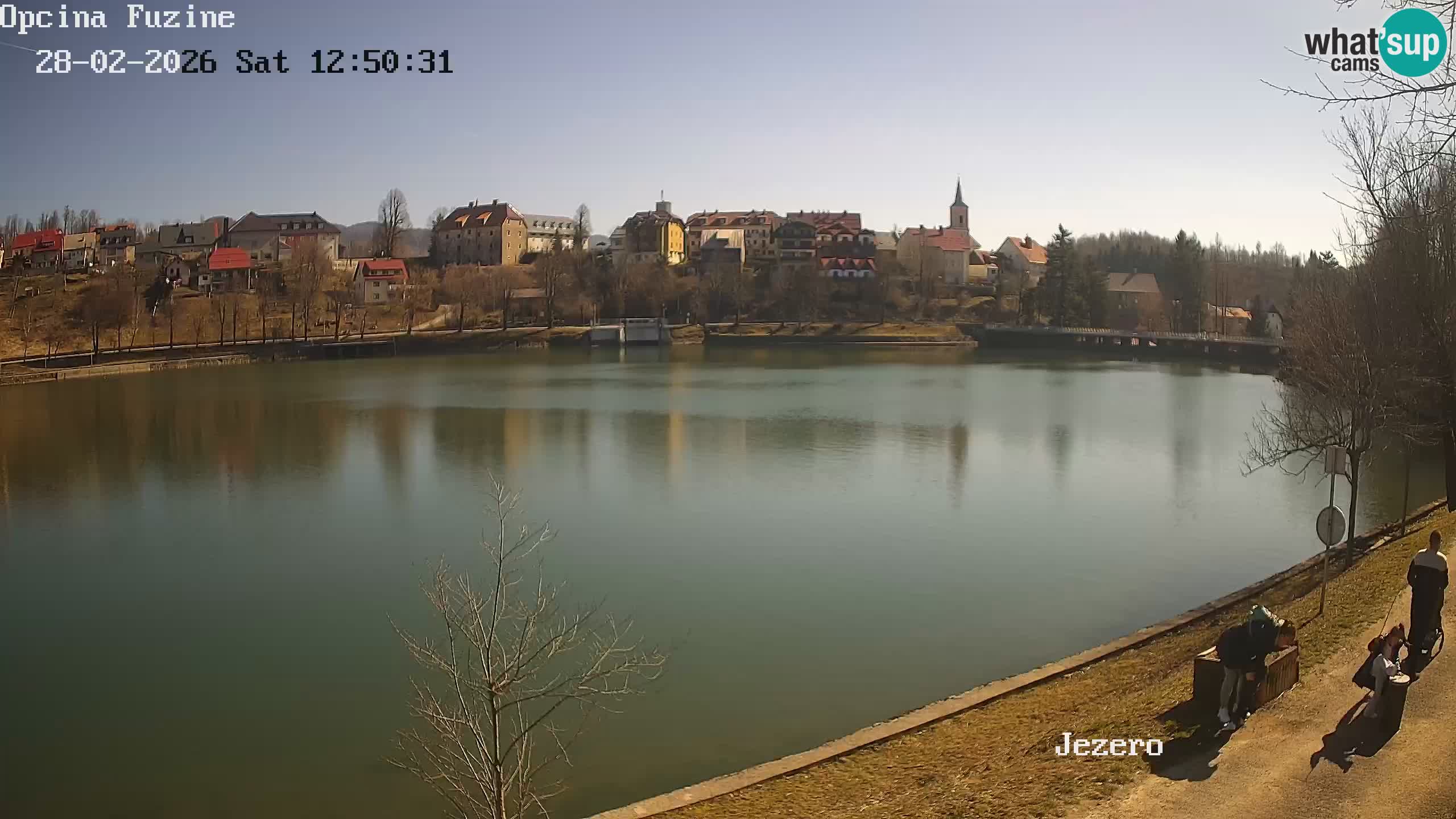 Bajersko Jezero web kamera Fužine