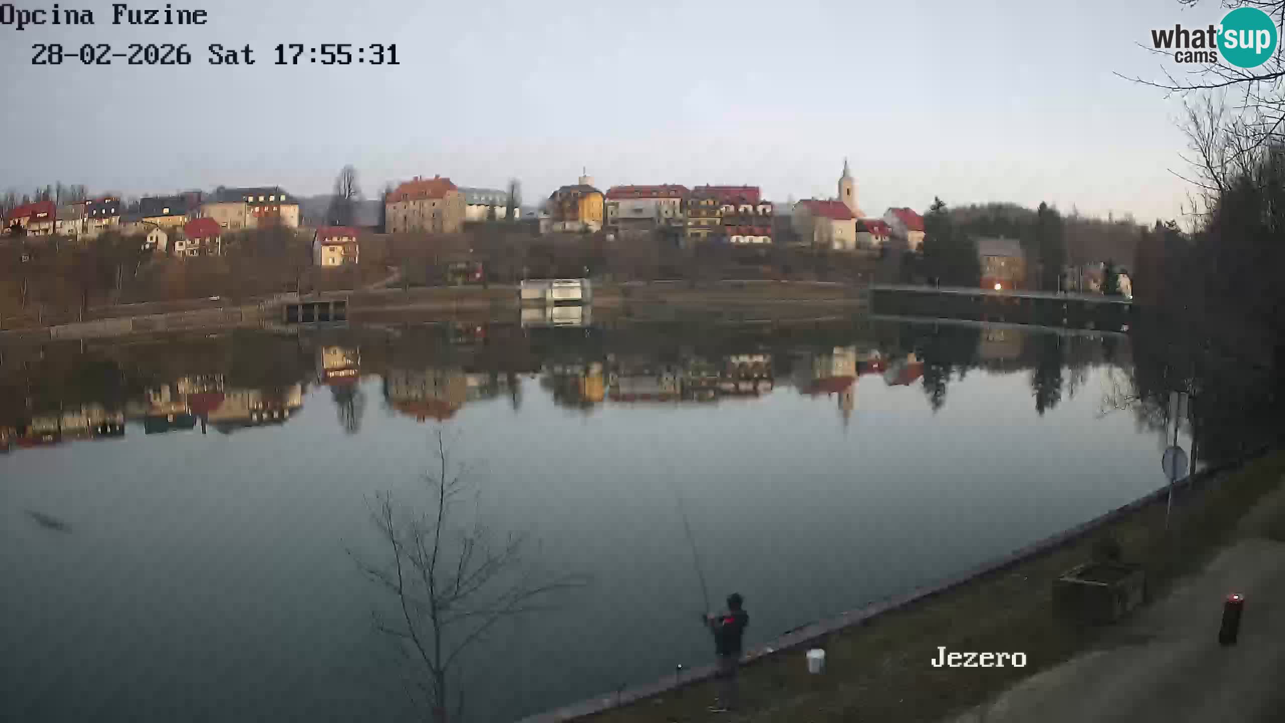 Bajersko Jezero web kamera Fužine