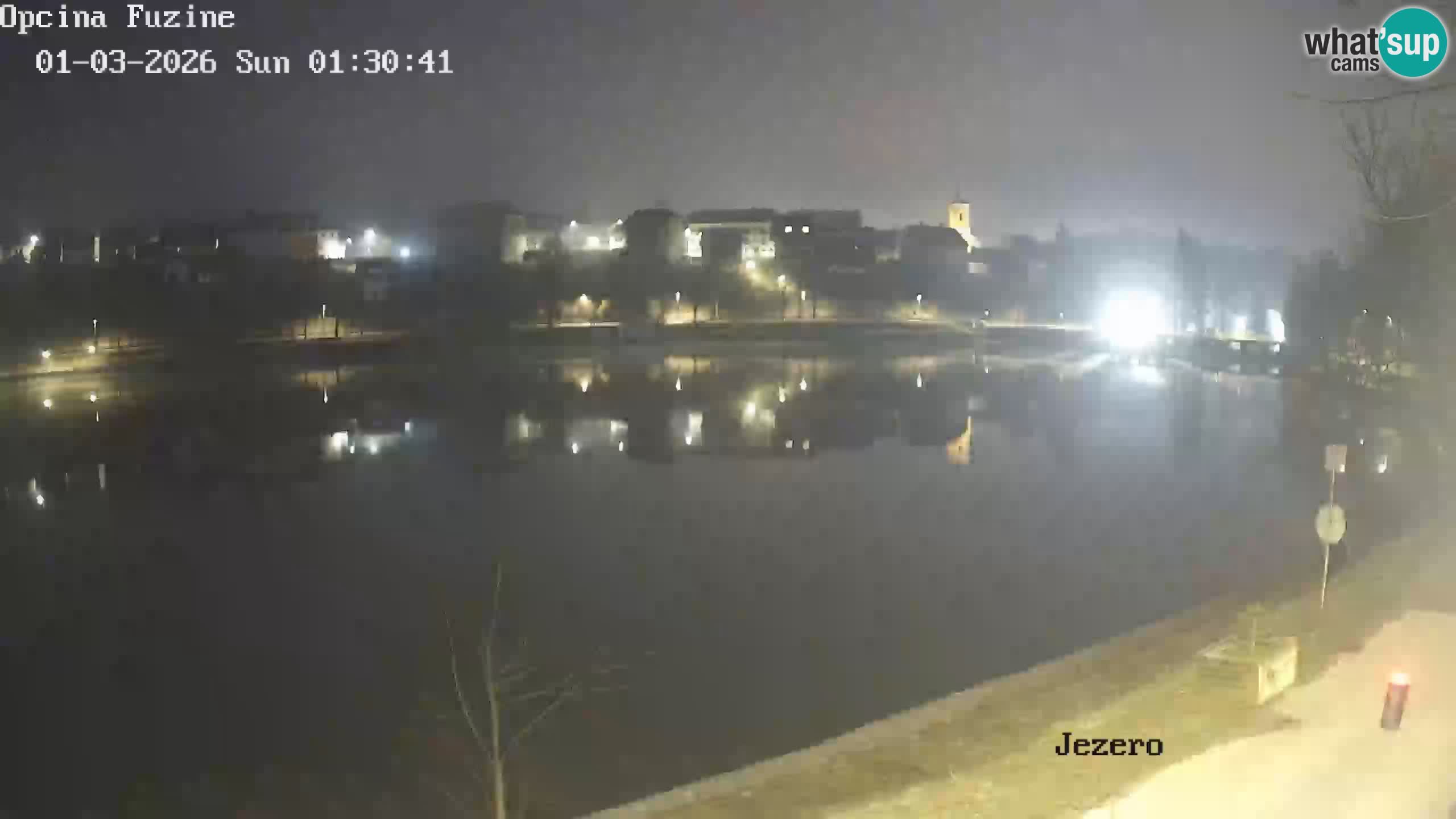 Bajersko Jezero web kamera Fužine