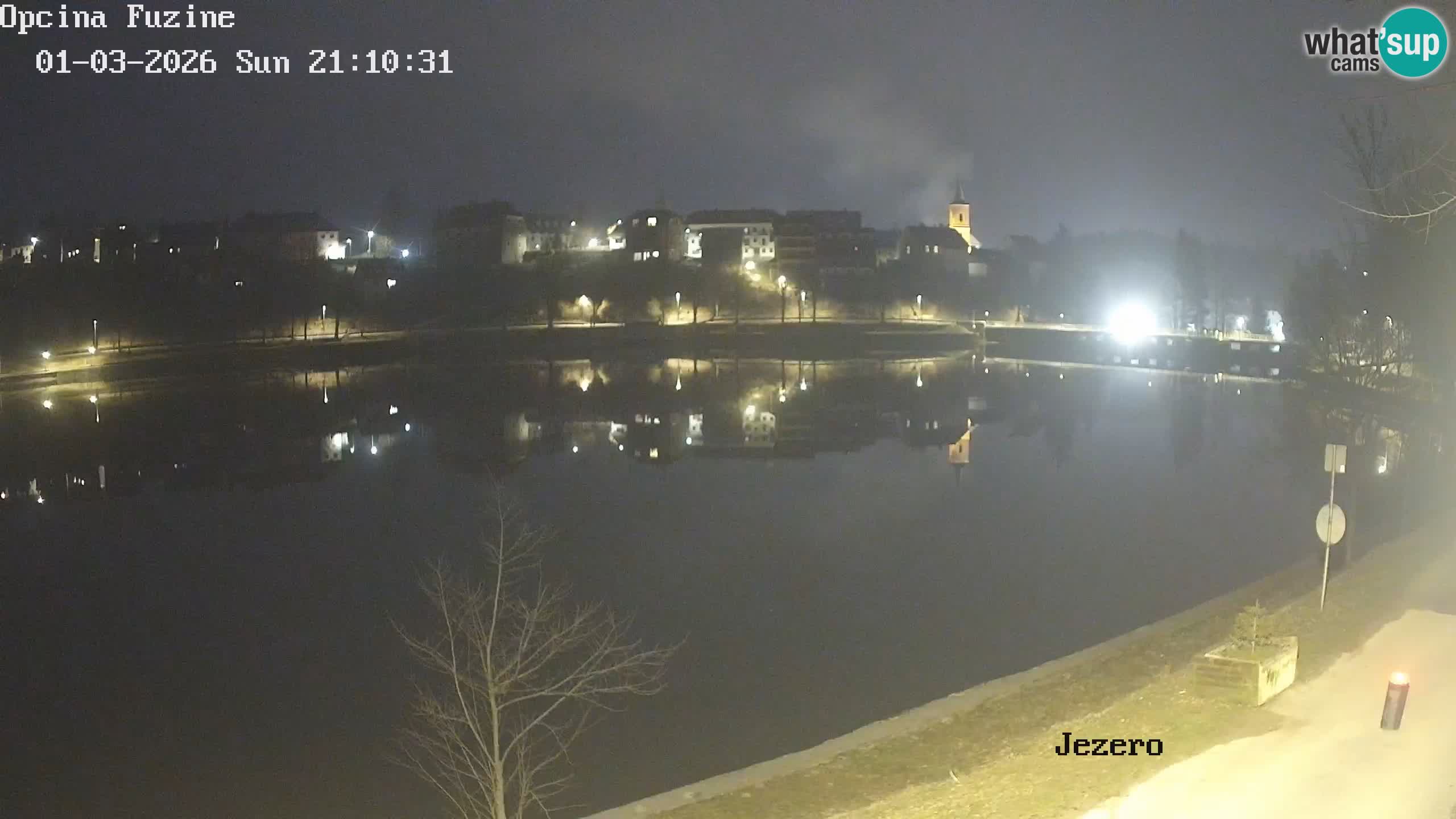 Bajersko Jezero web kamera Fužine