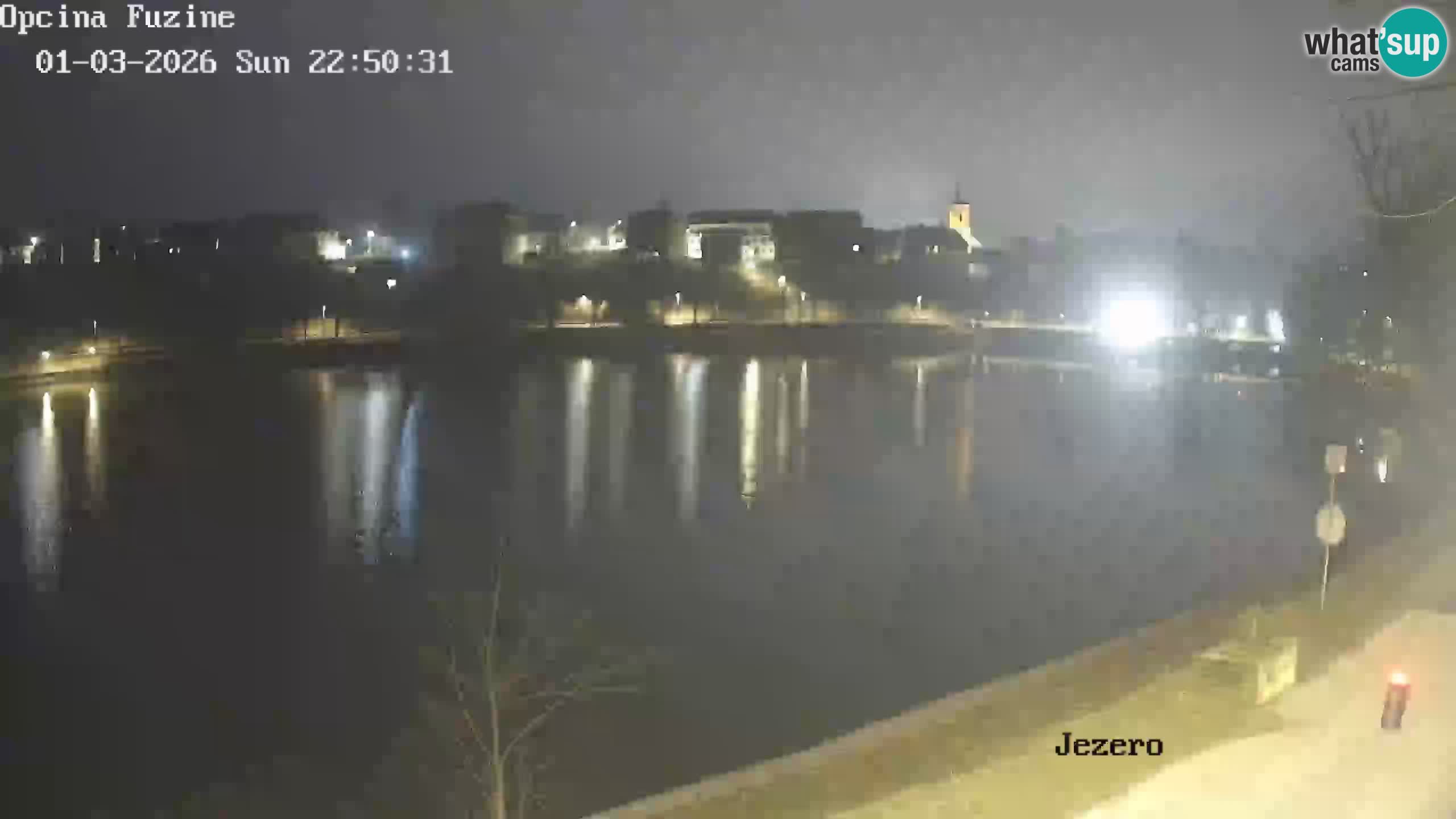 Bajersko Jezero web kamera Fužine