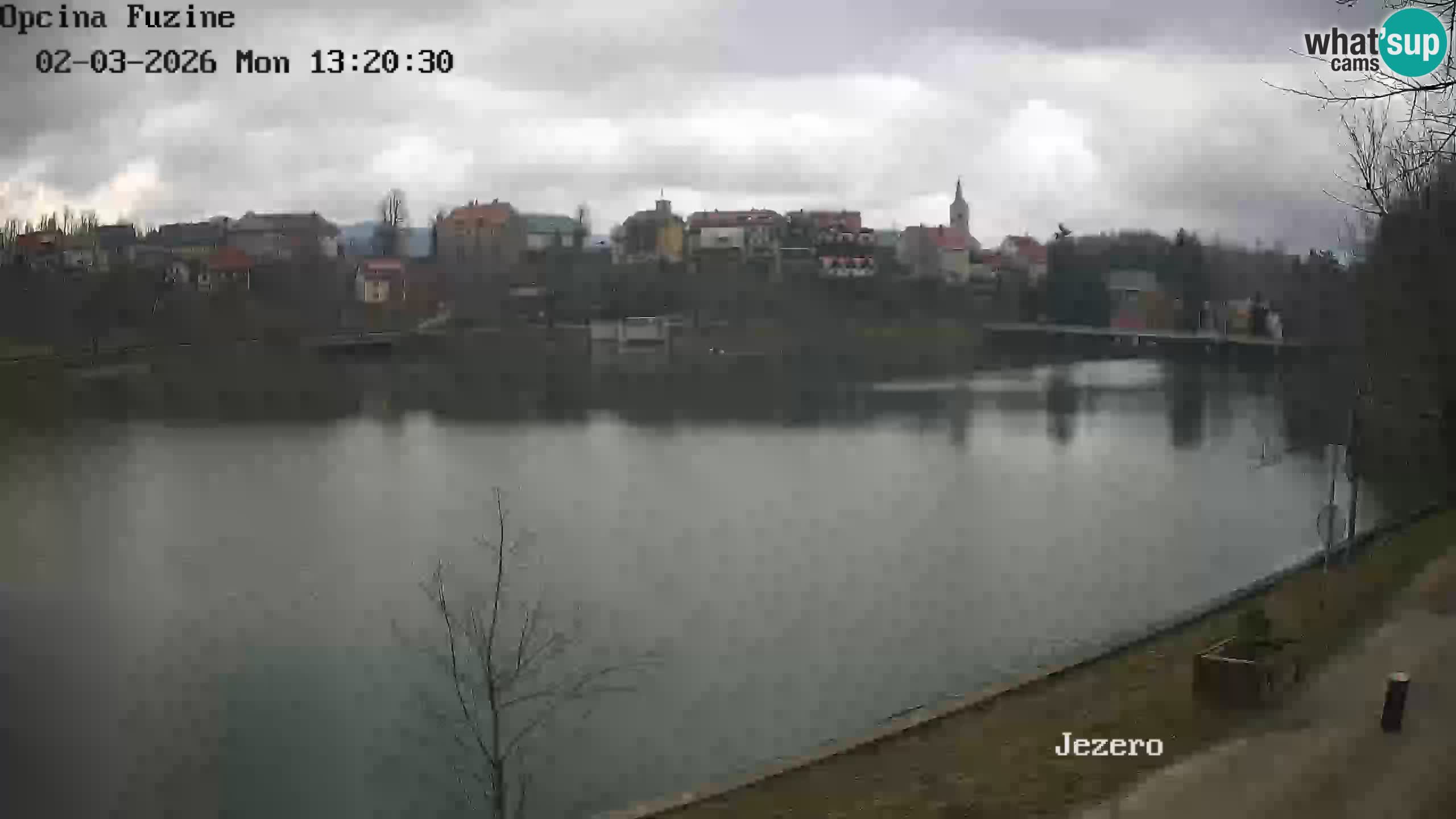 Bajersko Jezero web kamera Fužine