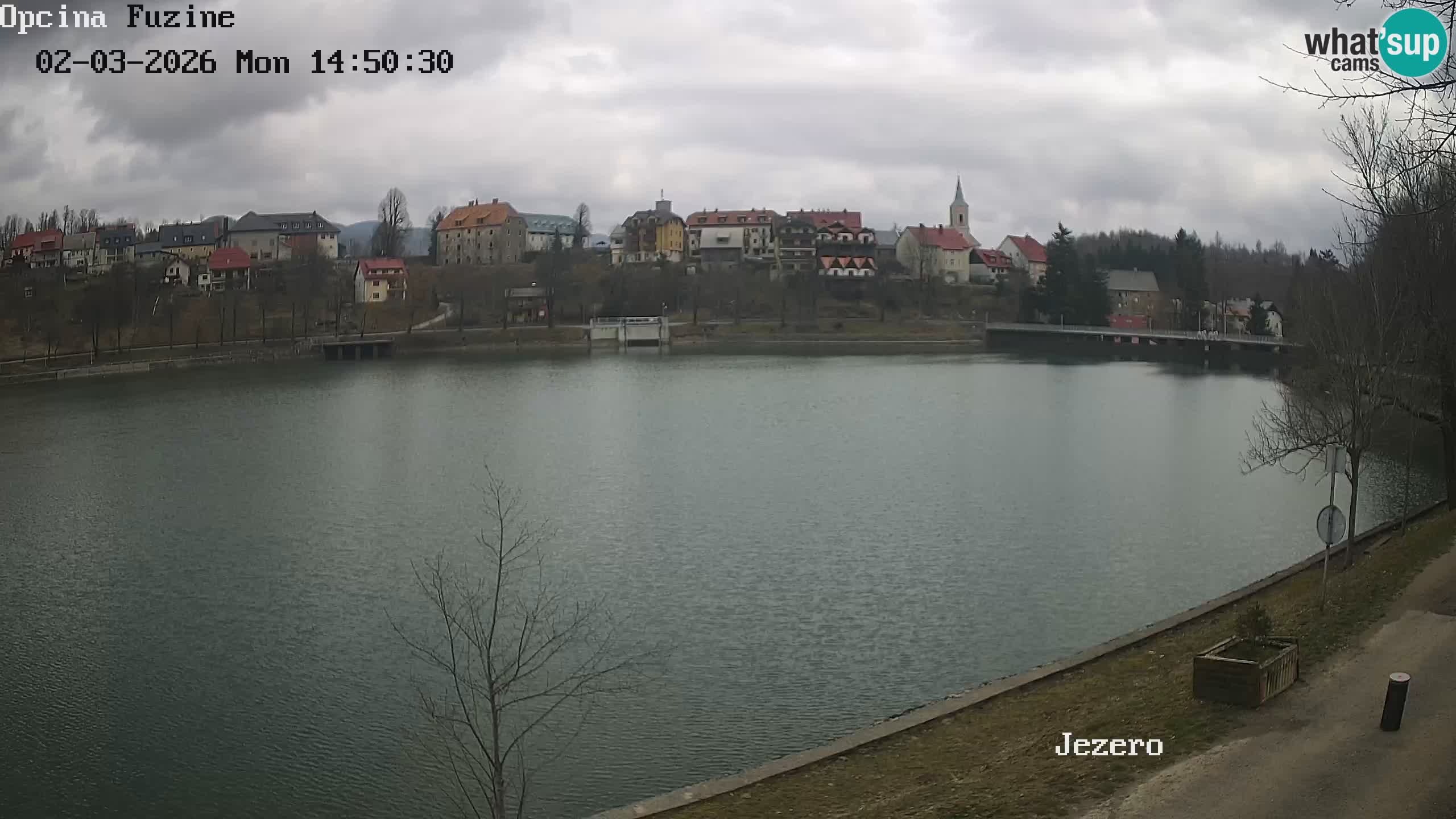 Bajersko Jezero web kamera Fužine