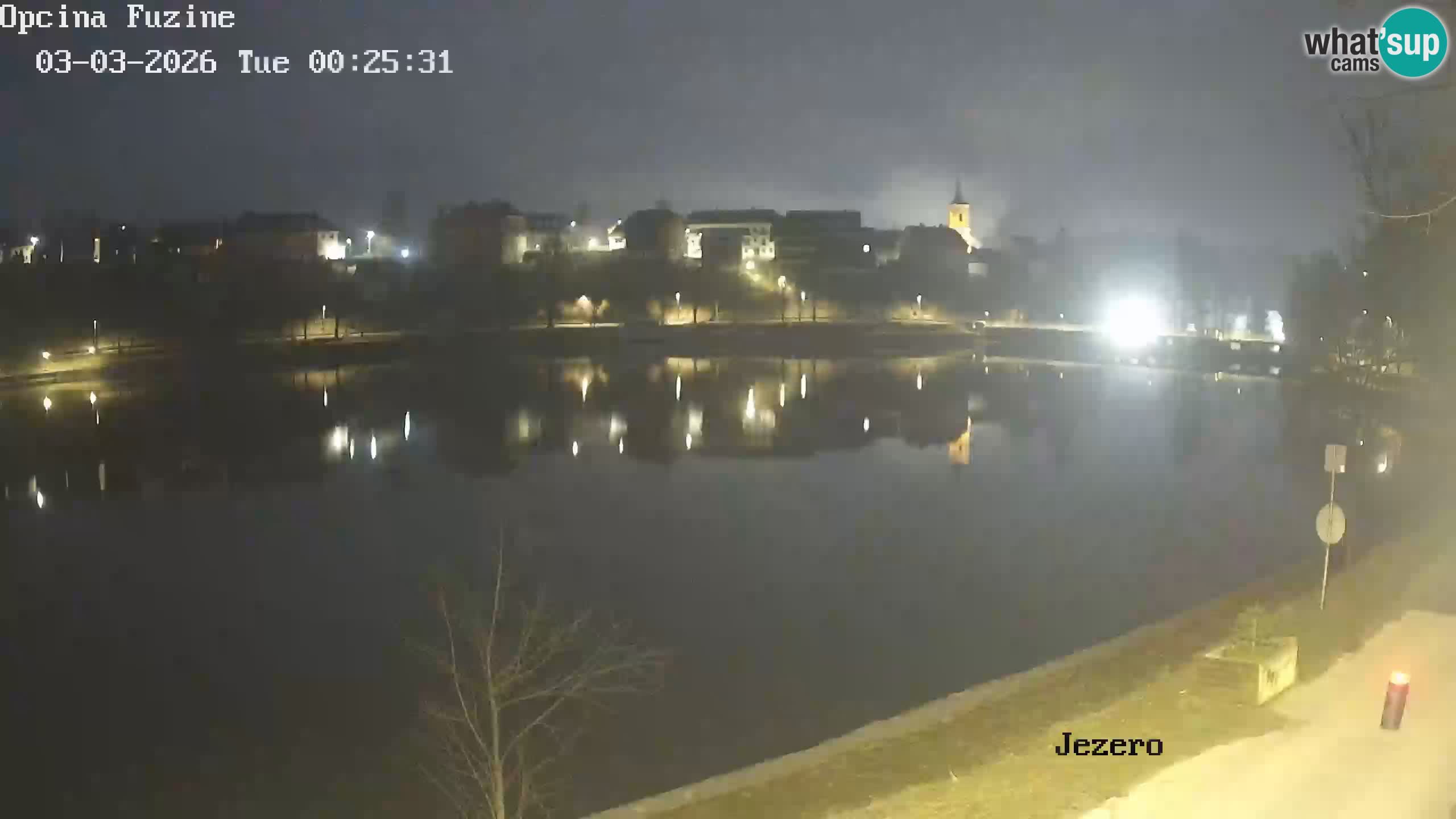 Bajersko Jezero web kamera Fužine