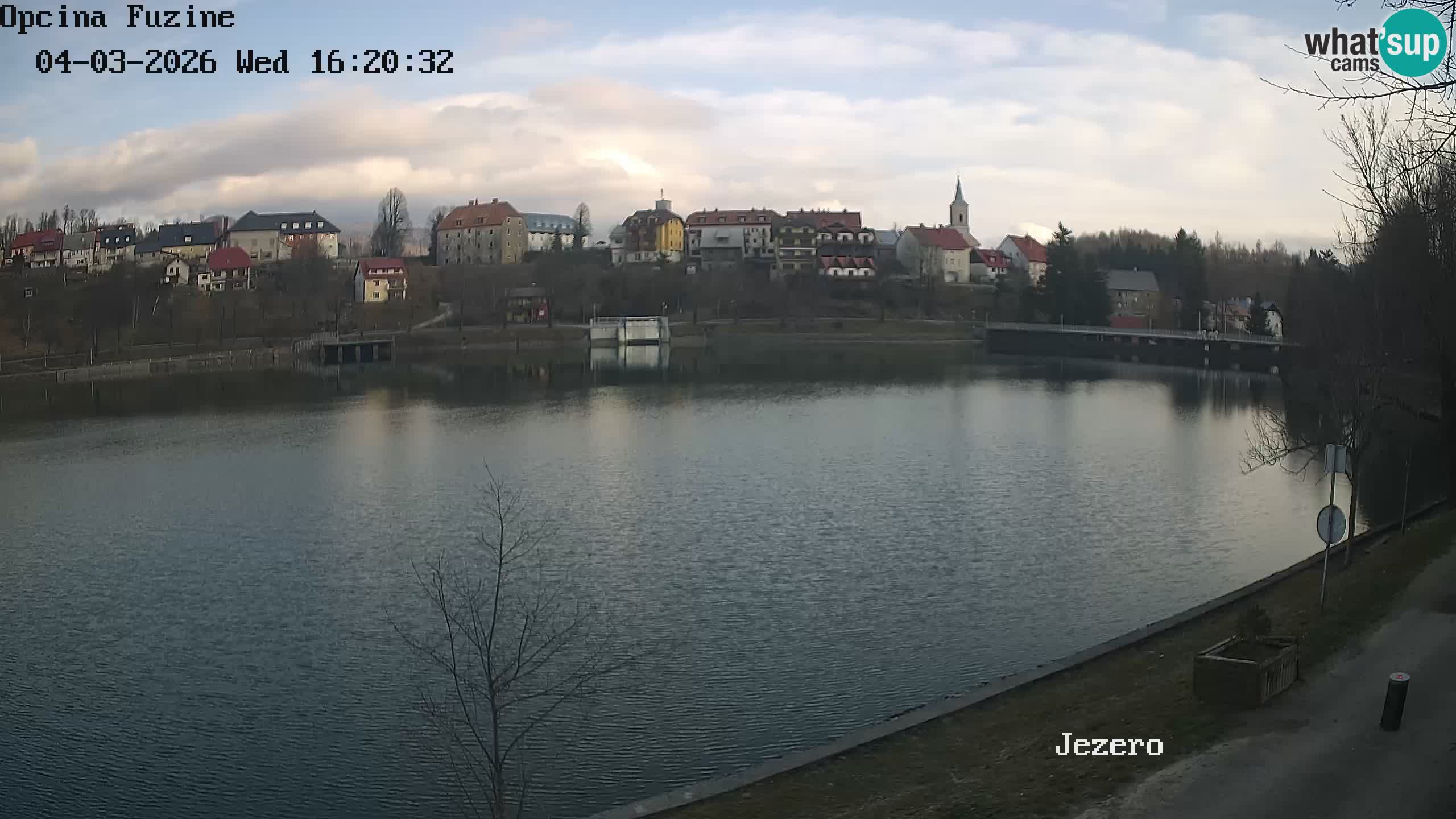 Bajersko Jezero web kamera Fužine