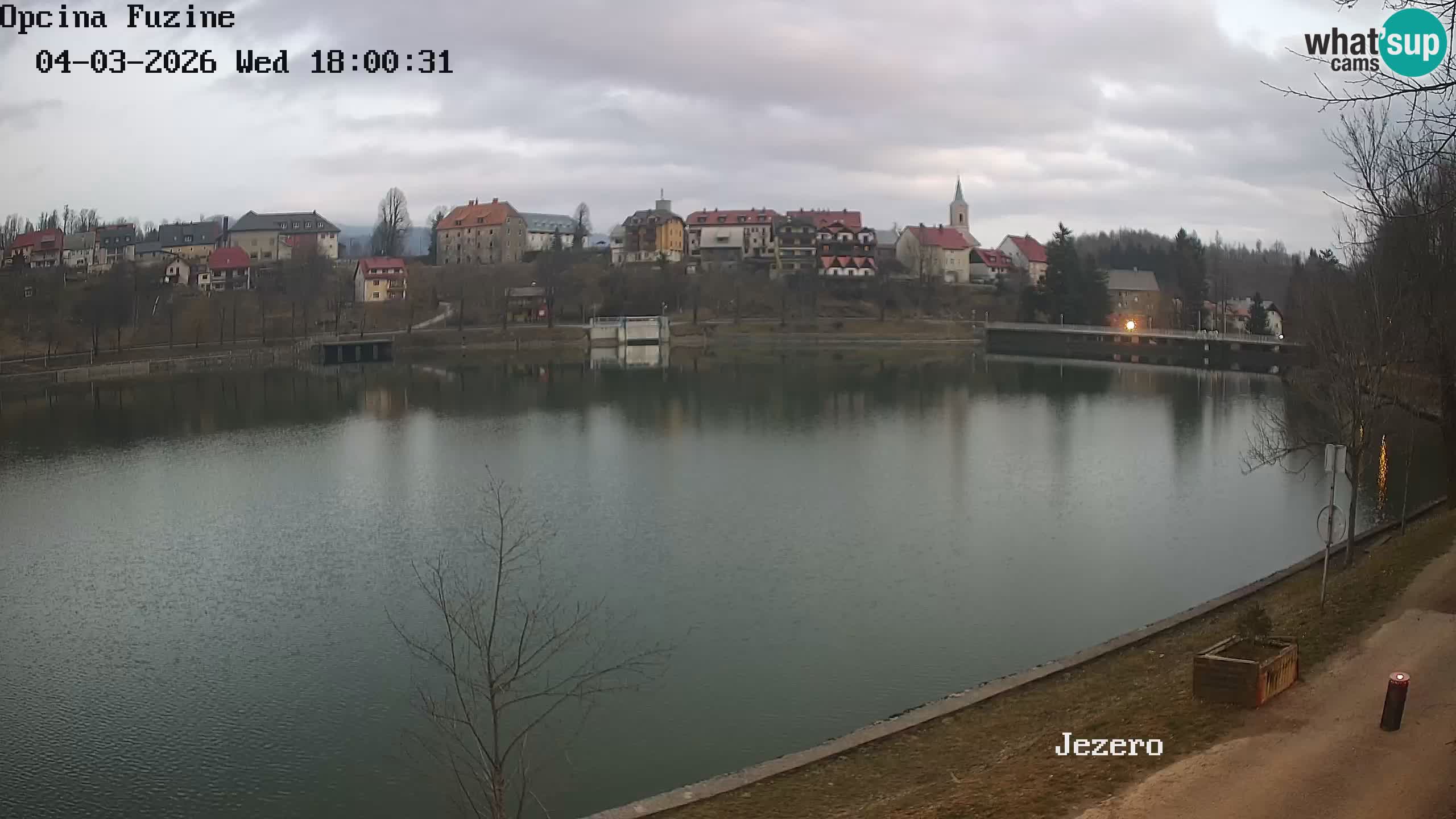 Bajersko Jezero web kamera Fužine