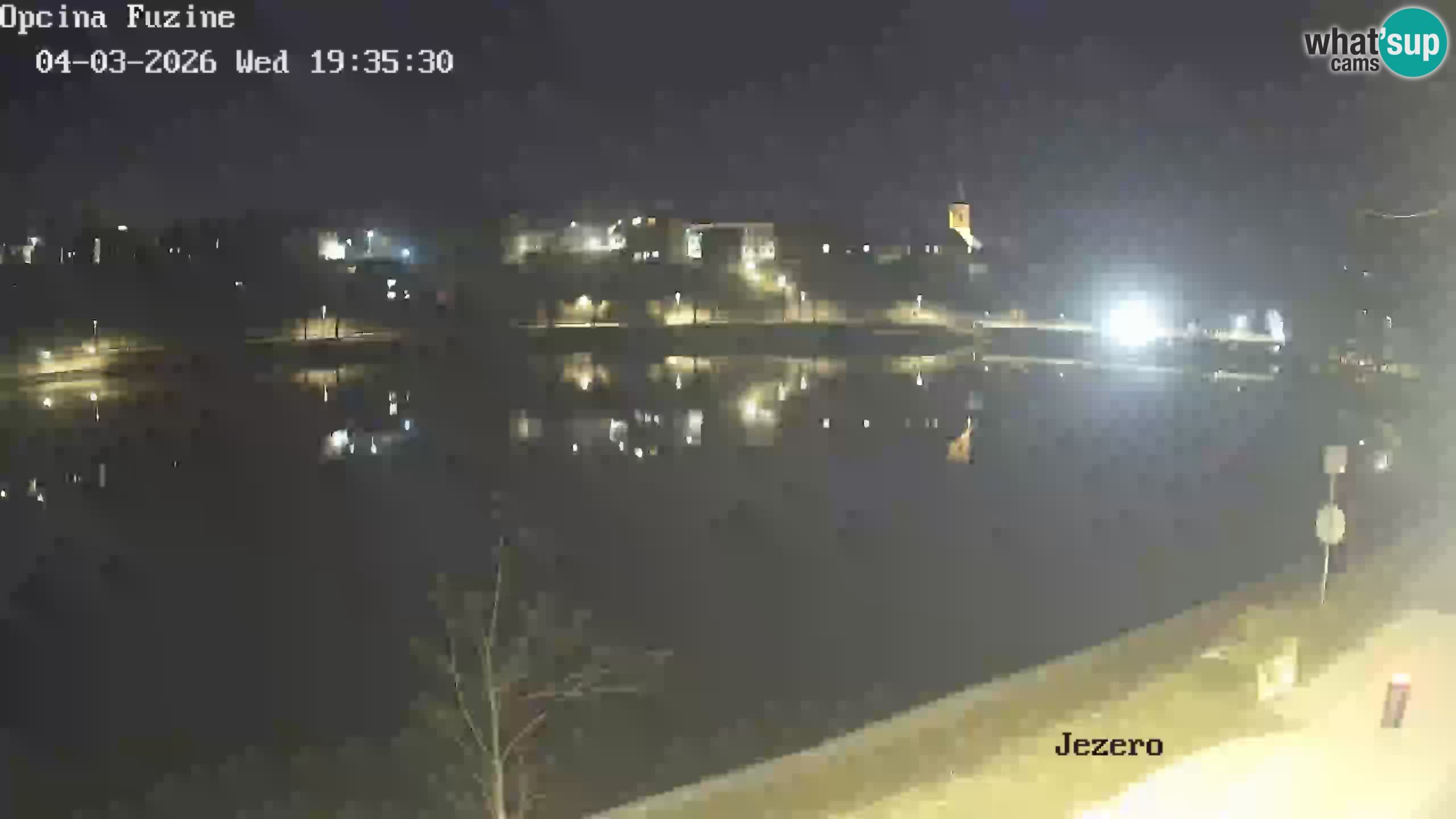 Bajersko Jezero web kamera Fužine