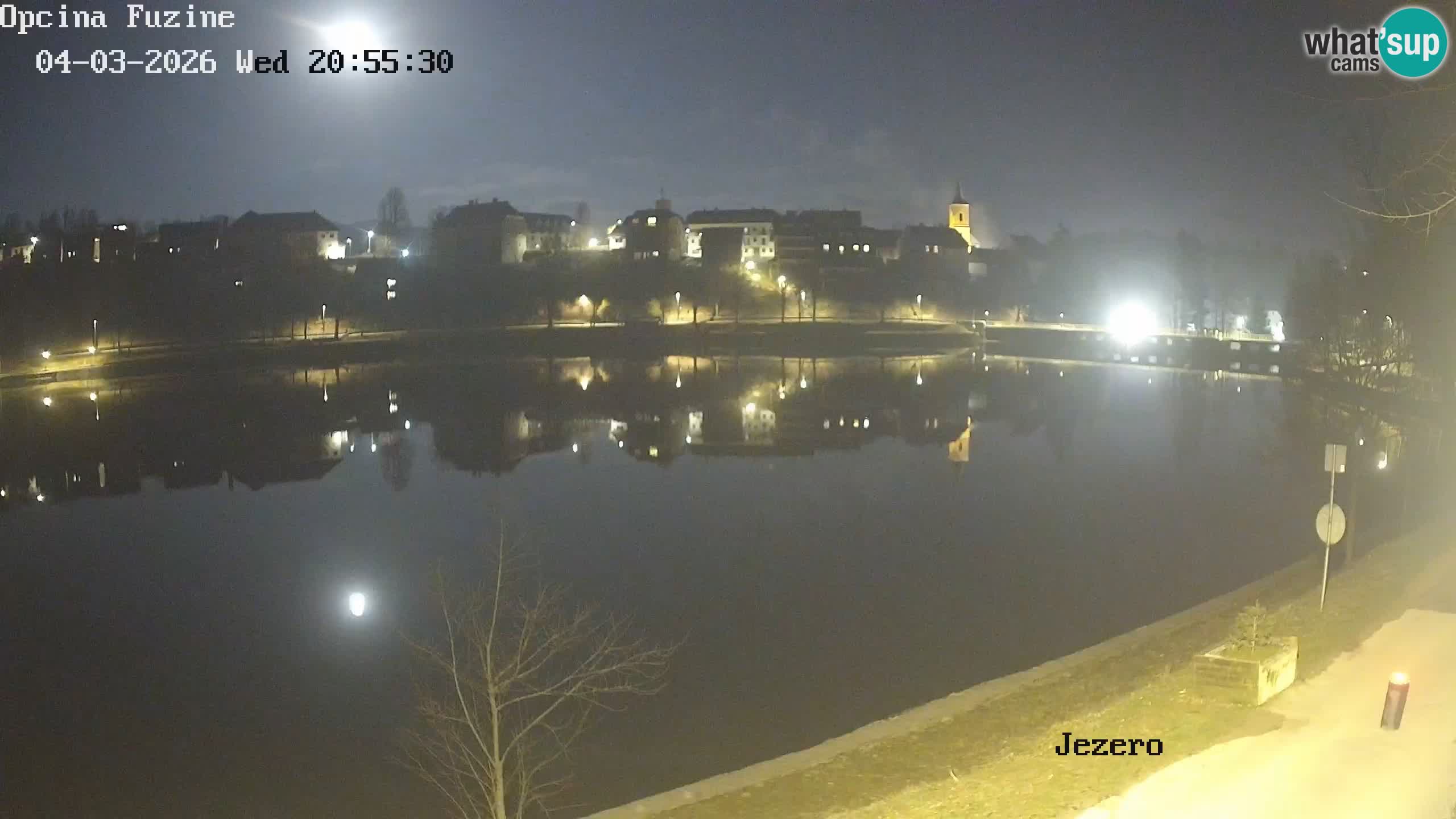 Bajersko Jezero web kamera Fužine