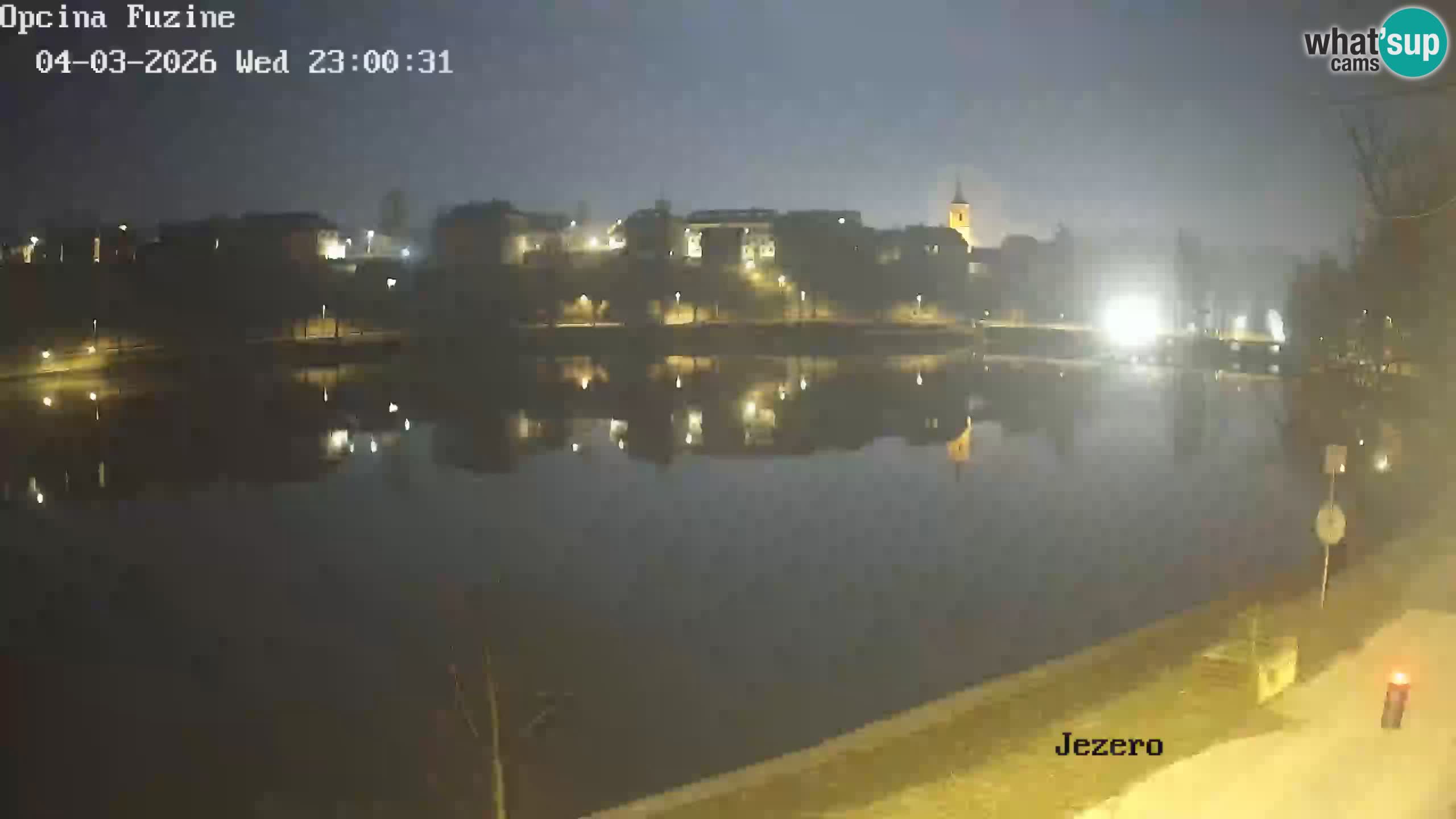 Bajersko Jezero web kamera Fužine