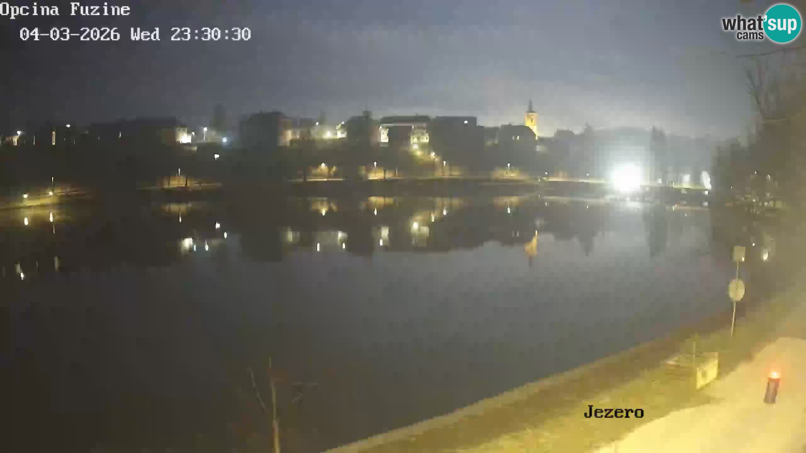 Bajersko Jezero web kamera Fužine