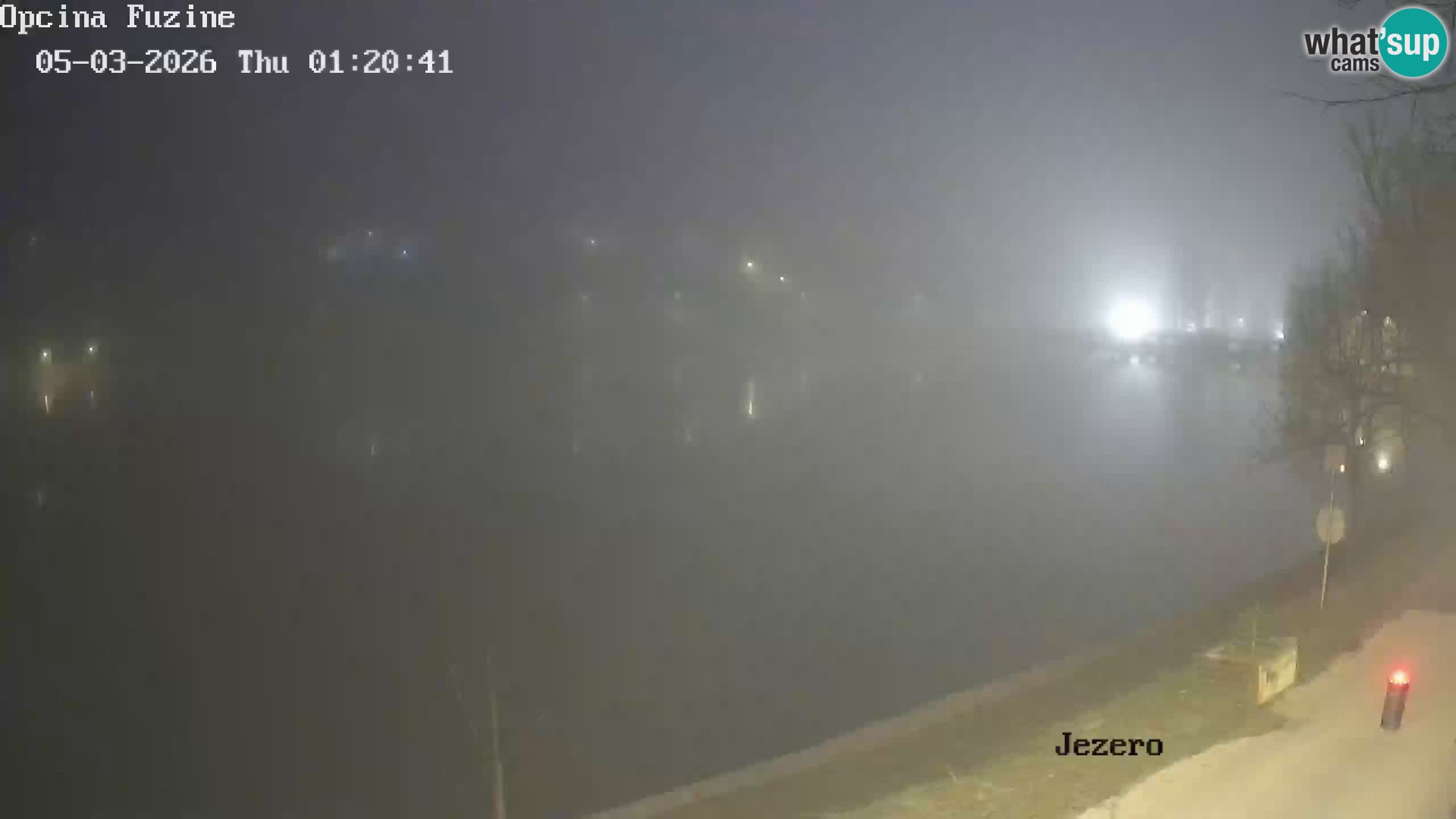 Bajersko Jezero web kamera Fužine