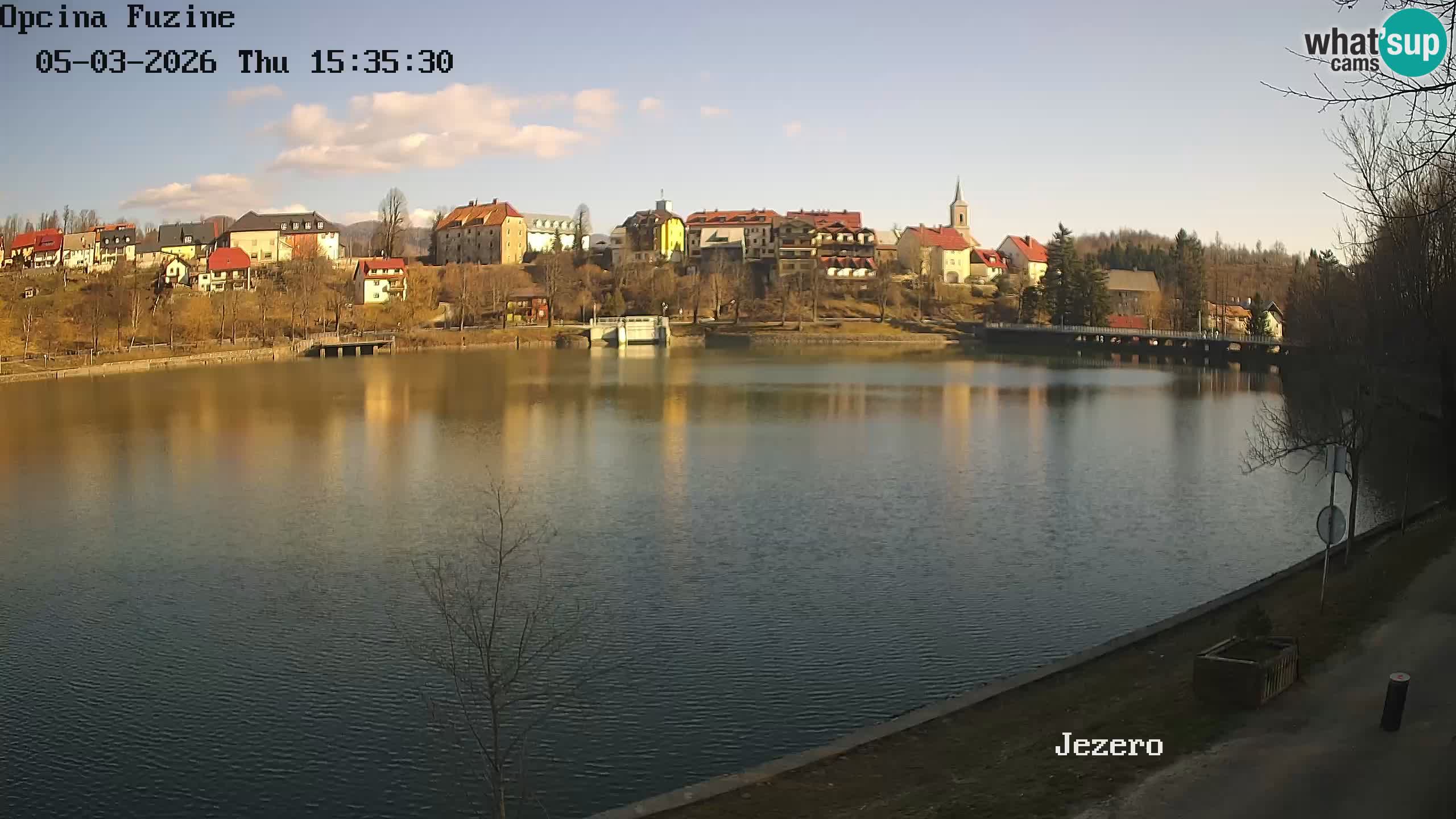 Kamera v živo Bajersko Jezero Fužine