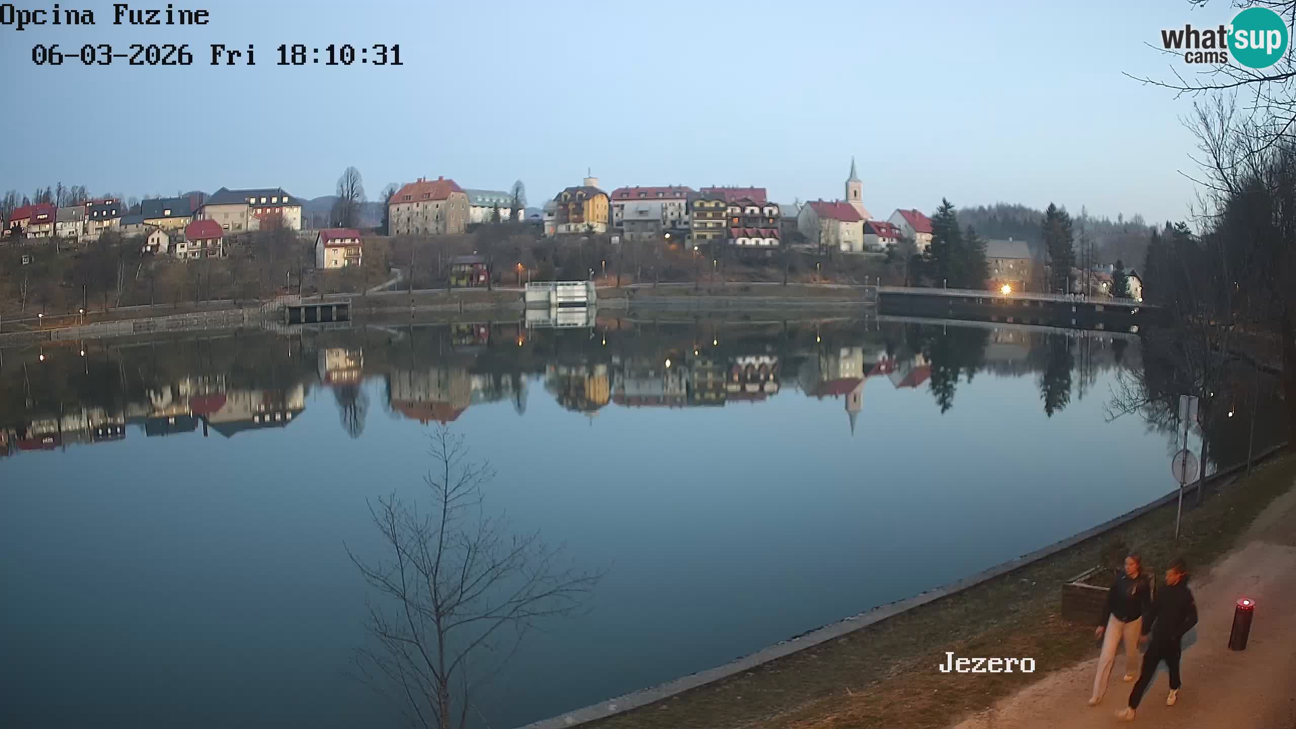 Bajersko Jezero web kamera Fužine