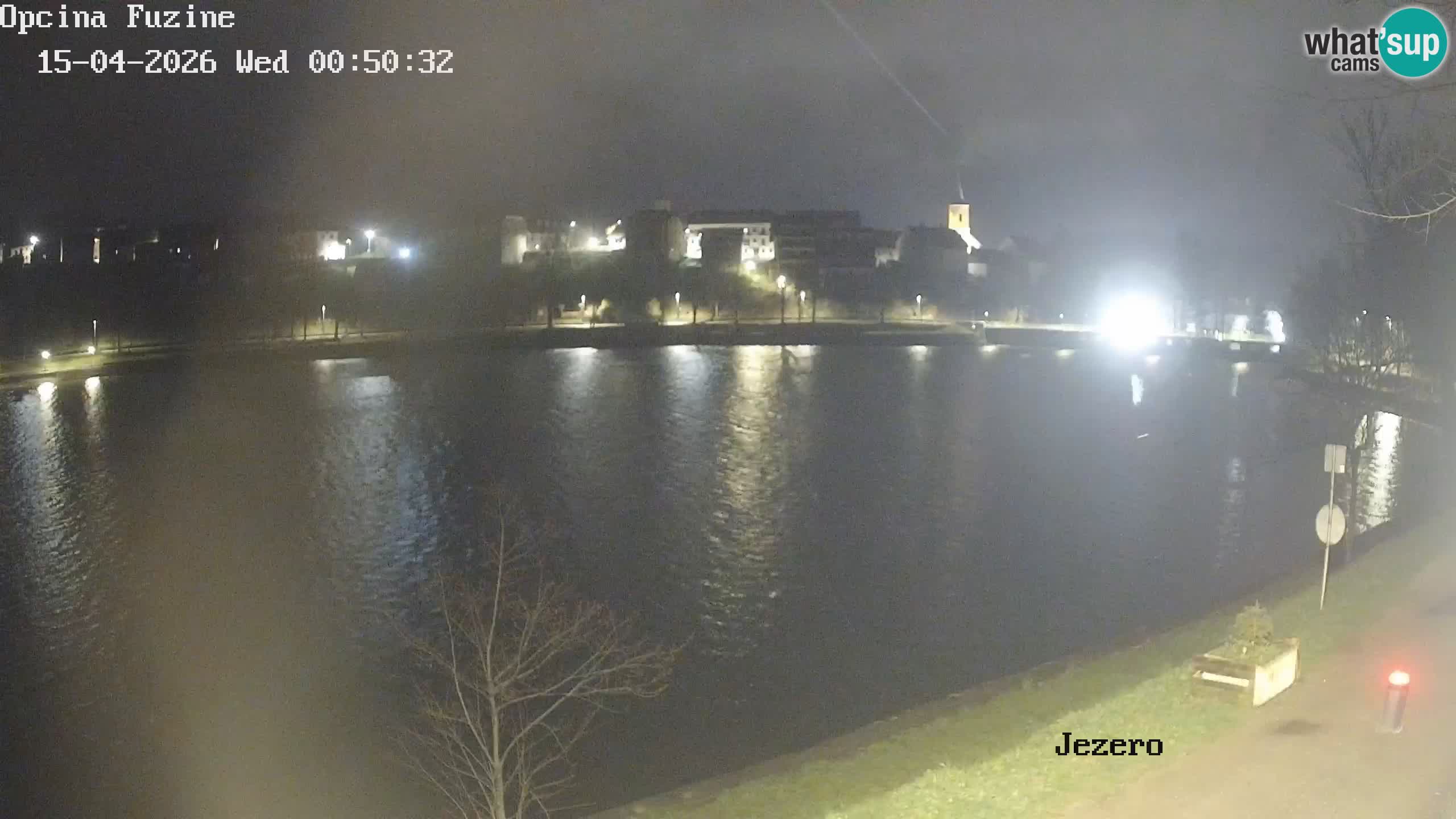 Bajersko Jezero web kamera Fužine