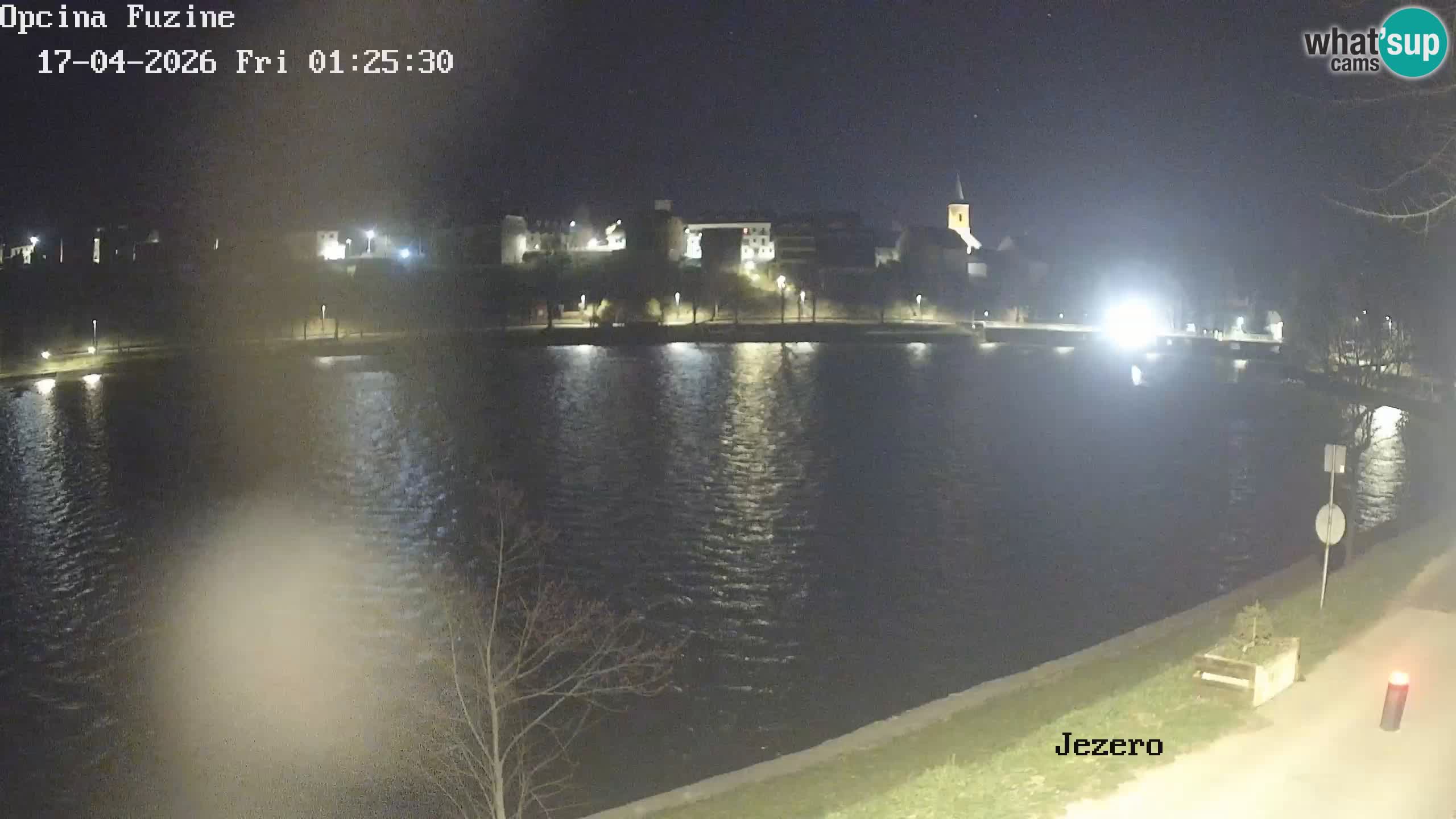 Bajersko Jezero web kamera Fužine