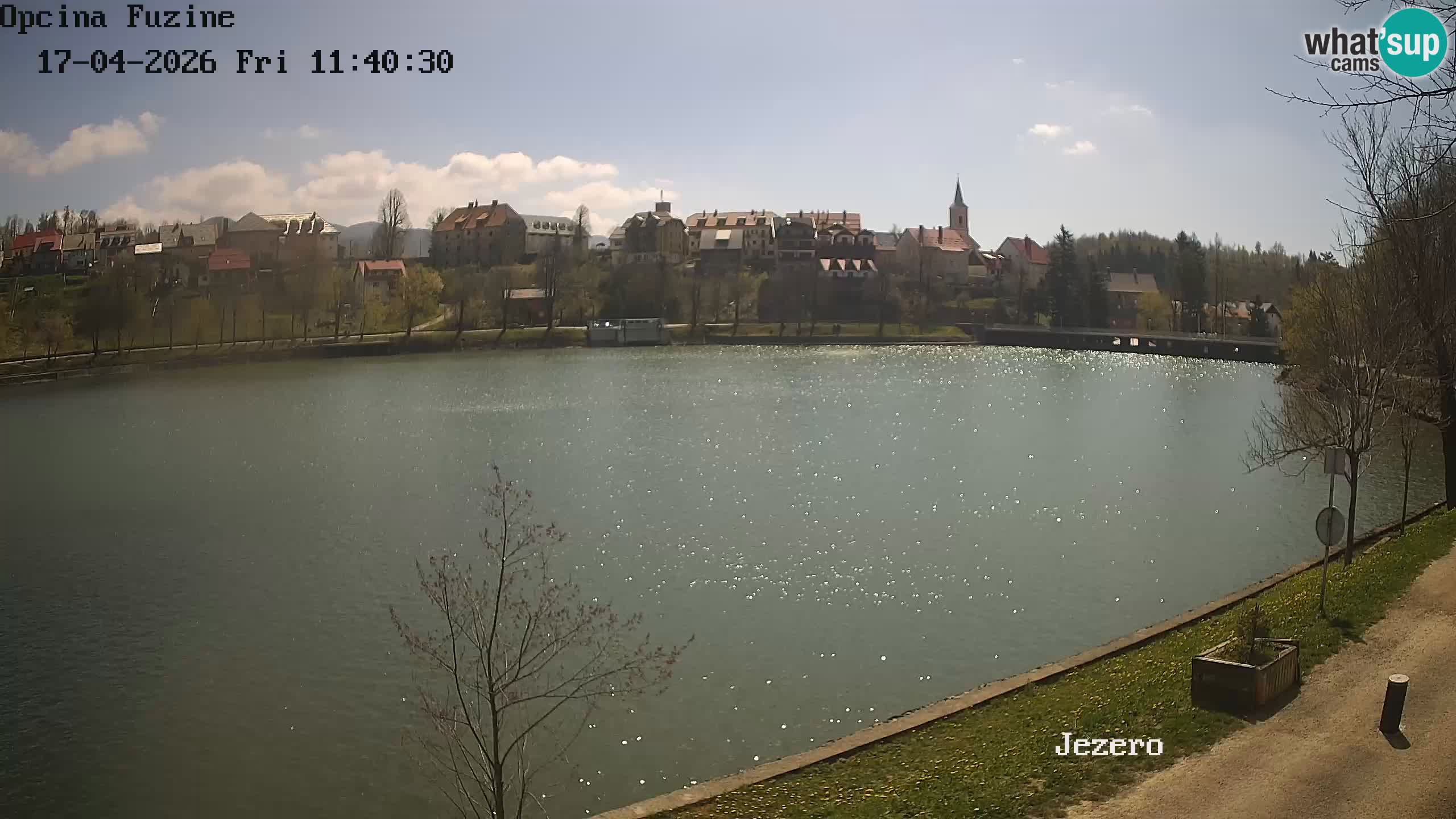 Bajersko Jezero web kamera Fužine