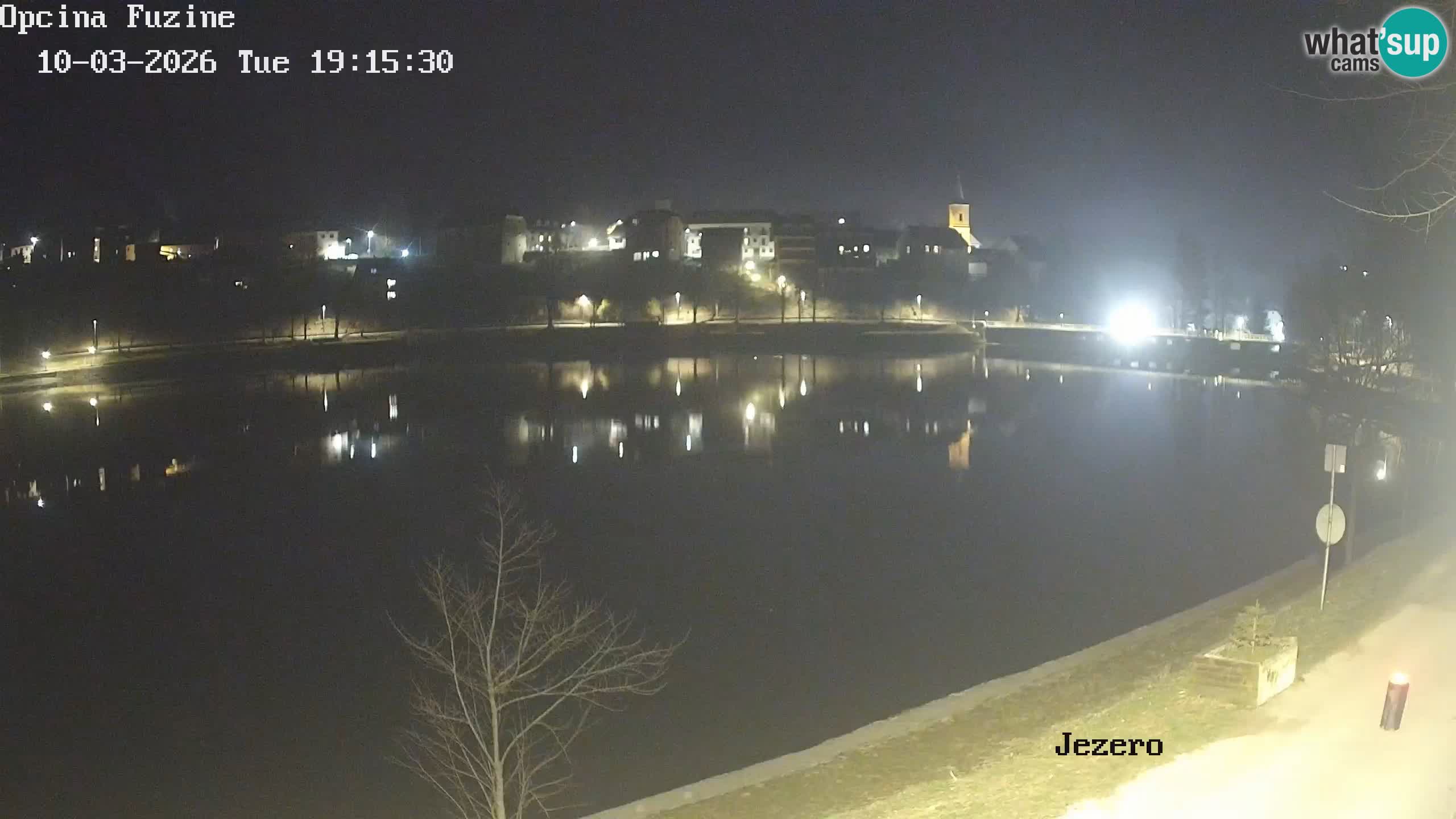 Bajersko Jezero web kamera Fužine