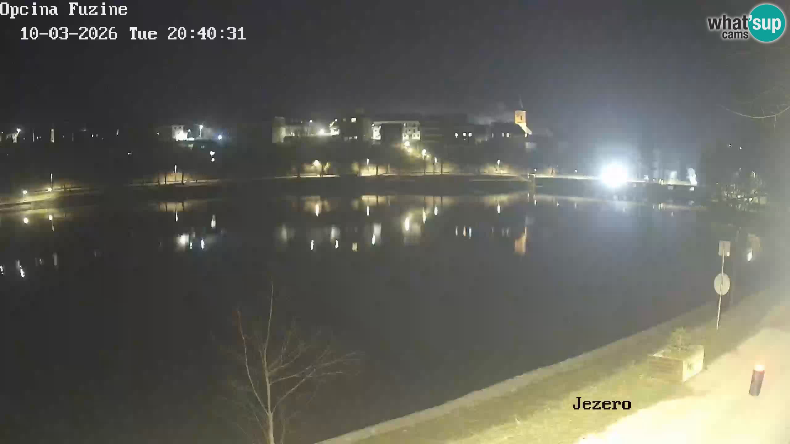 Bajersko Jezero web kamera Fužine