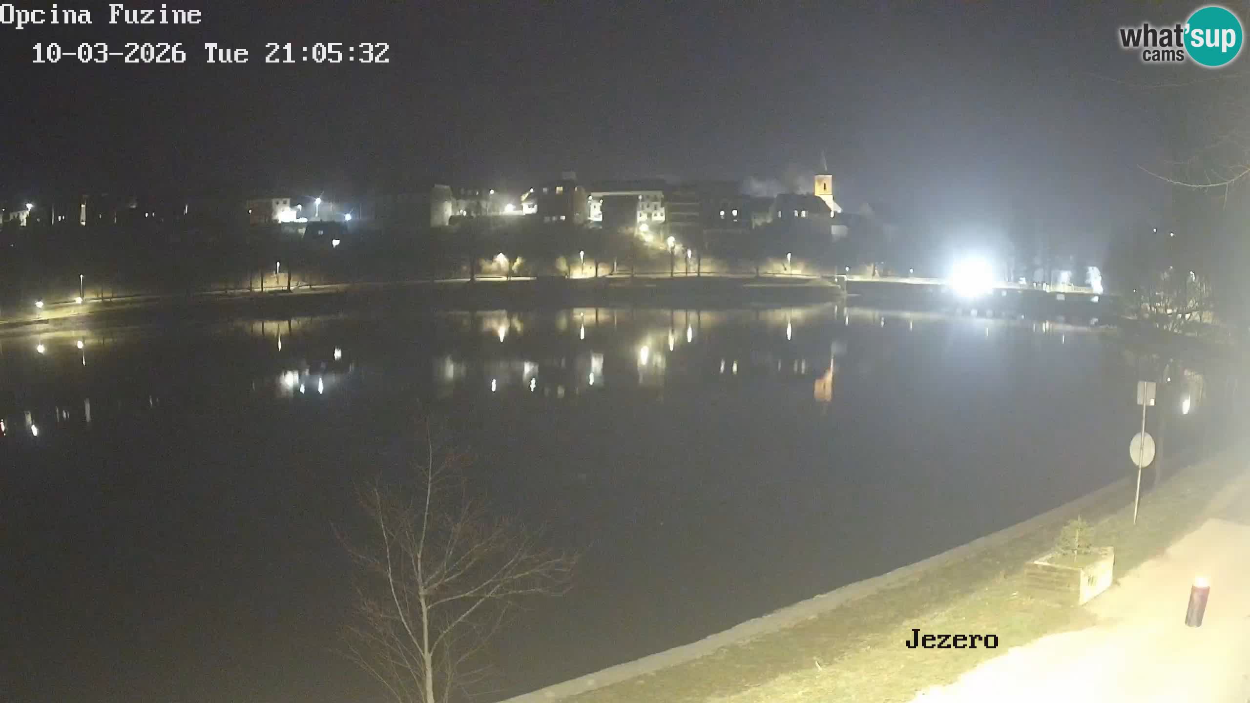 Bajersko Jezero web kamera Fužine